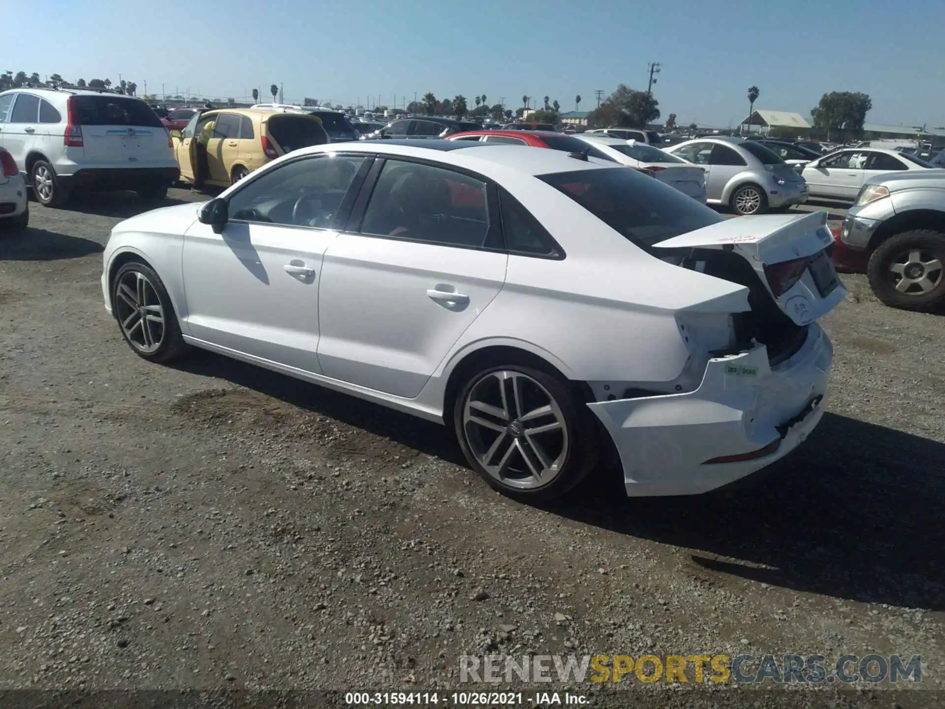 3 Photograph of a damaged car WAUAUGFF4LA090200 AUDI A3 SEDAN 2020