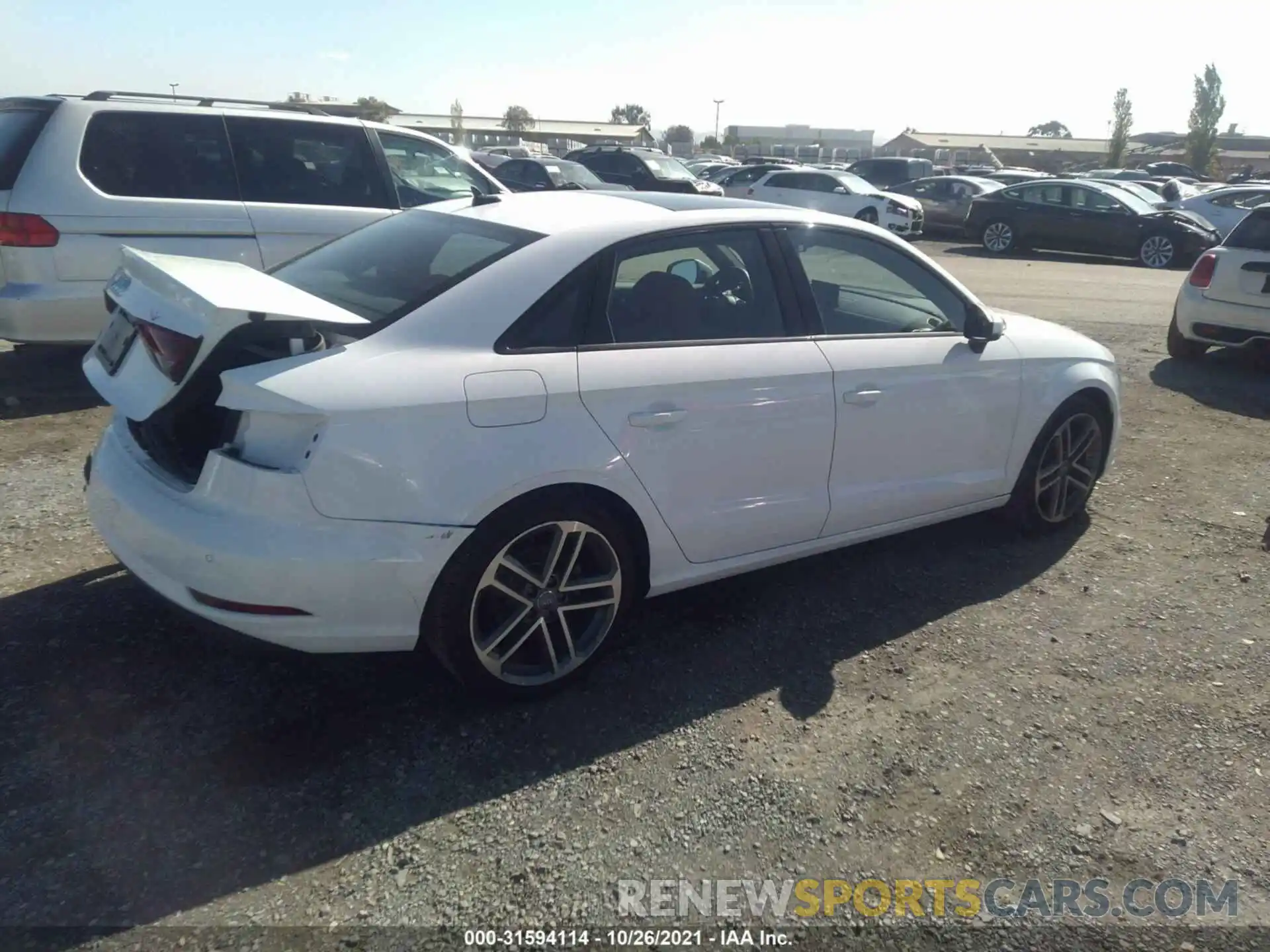 4 Photograph of a damaged car WAUAUGFF4LA090200 AUDI A3 SEDAN 2020