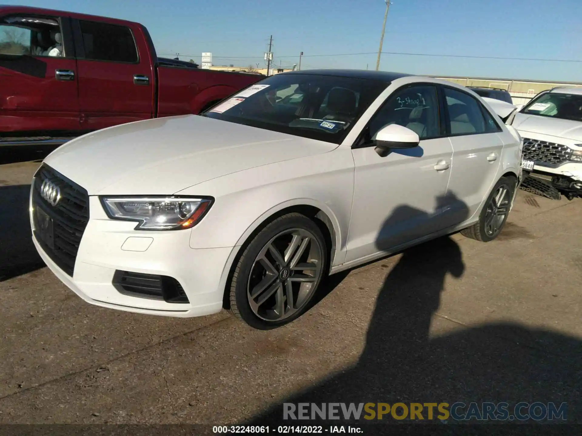 2 Photograph of a damaged car WAUAUGFF5LA001248 AUDI A3 SEDAN 2020