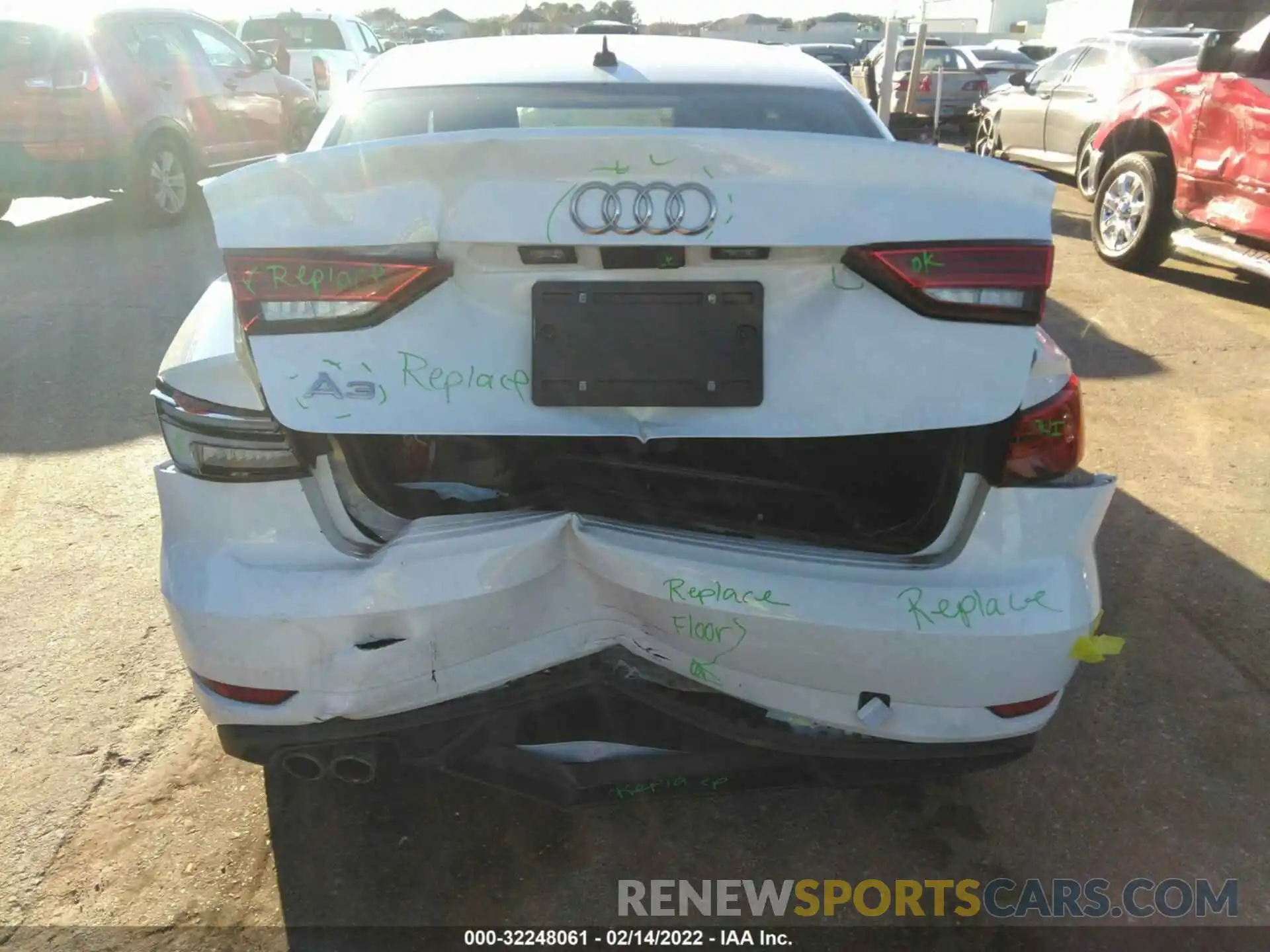 6 Photograph of a damaged car WAUAUGFF5LA001248 AUDI A3 SEDAN 2020