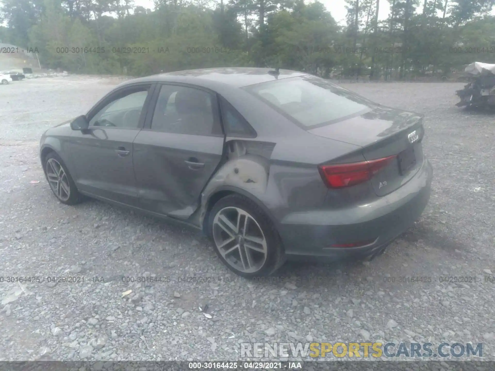 3 Photograph of a damaged car WAUAUGFF5LA052720 AUDI A3 SEDAN 2020