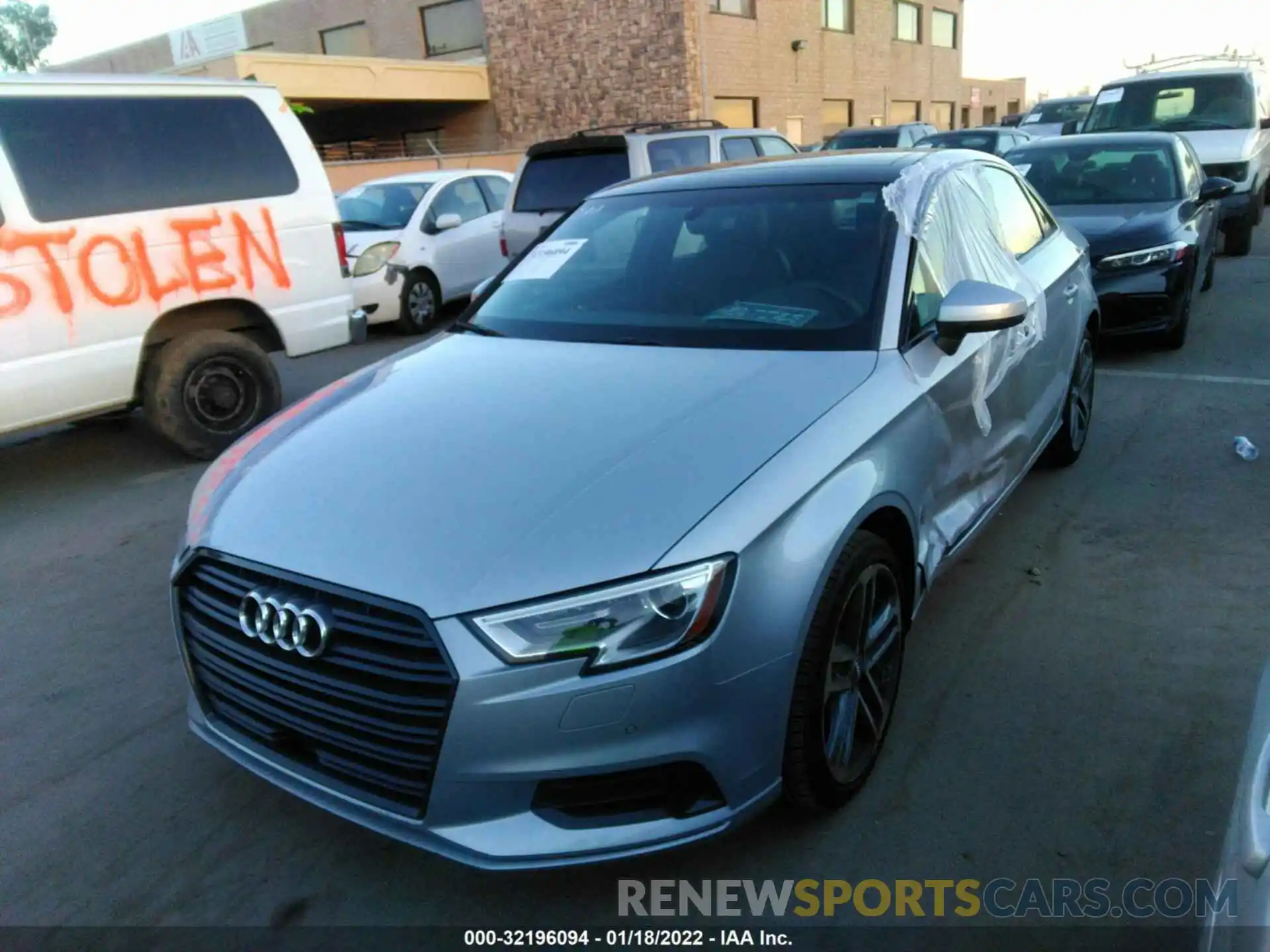 2 Photograph of a damaged car WAUAUGFF5LA100684 AUDI A3 SEDAN 2020