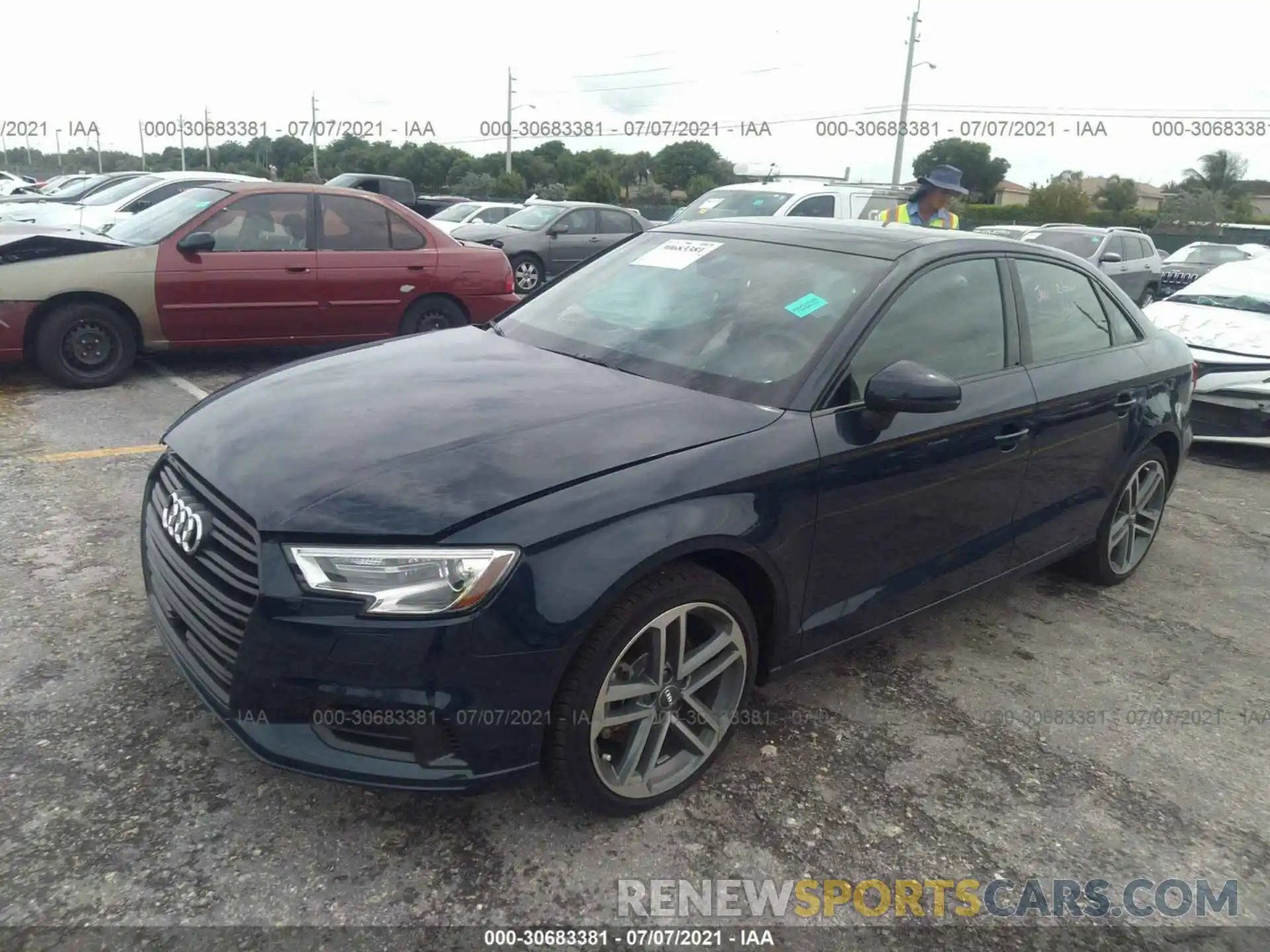 2 Photograph of a damaged car WAUAUGFF5LA100961 AUDI A3 SEDAN 2020