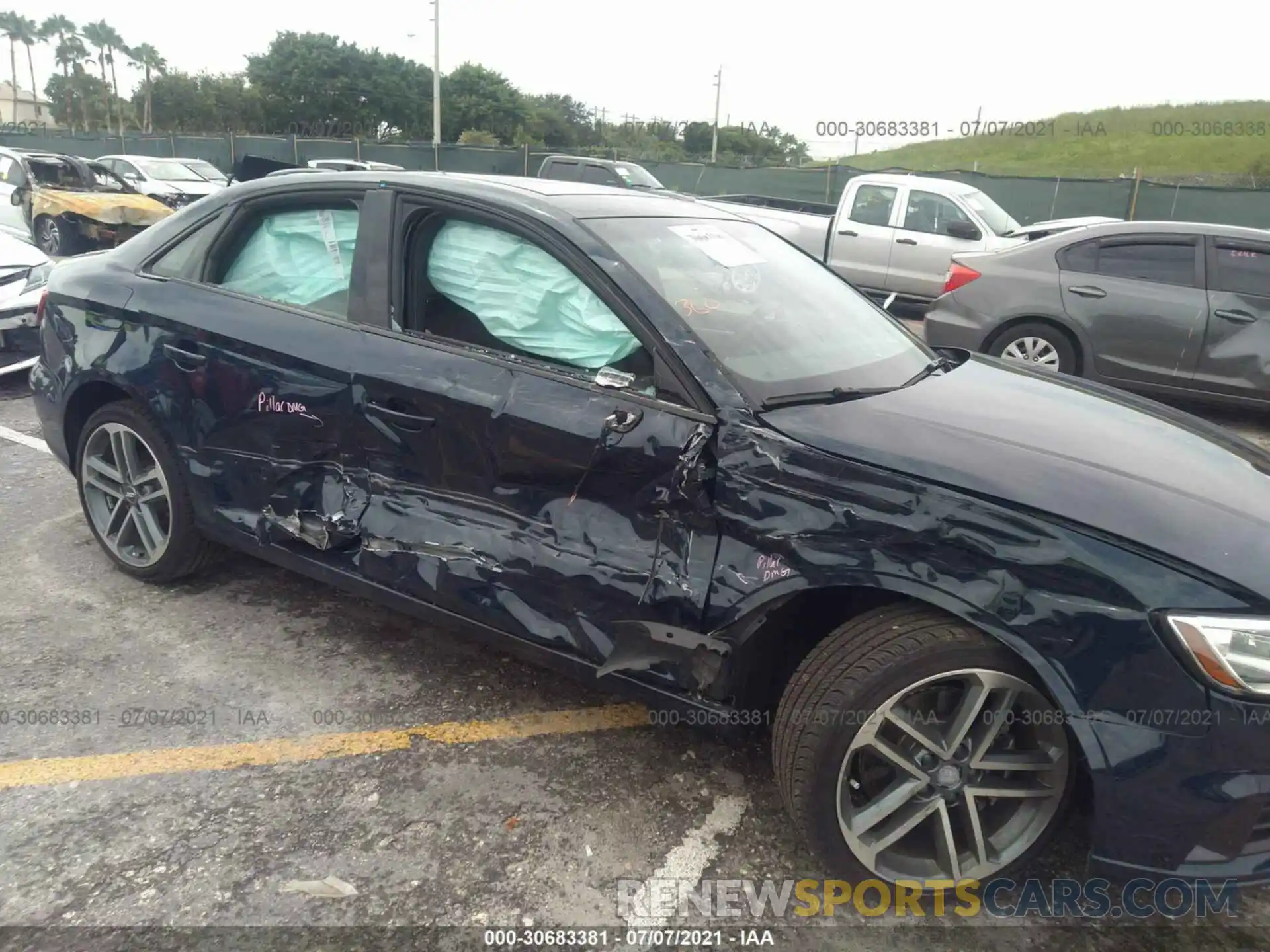 6 Photograph of a damaged car WAUAUGFF5LA100961 AUDI A3 SEDAN 2020