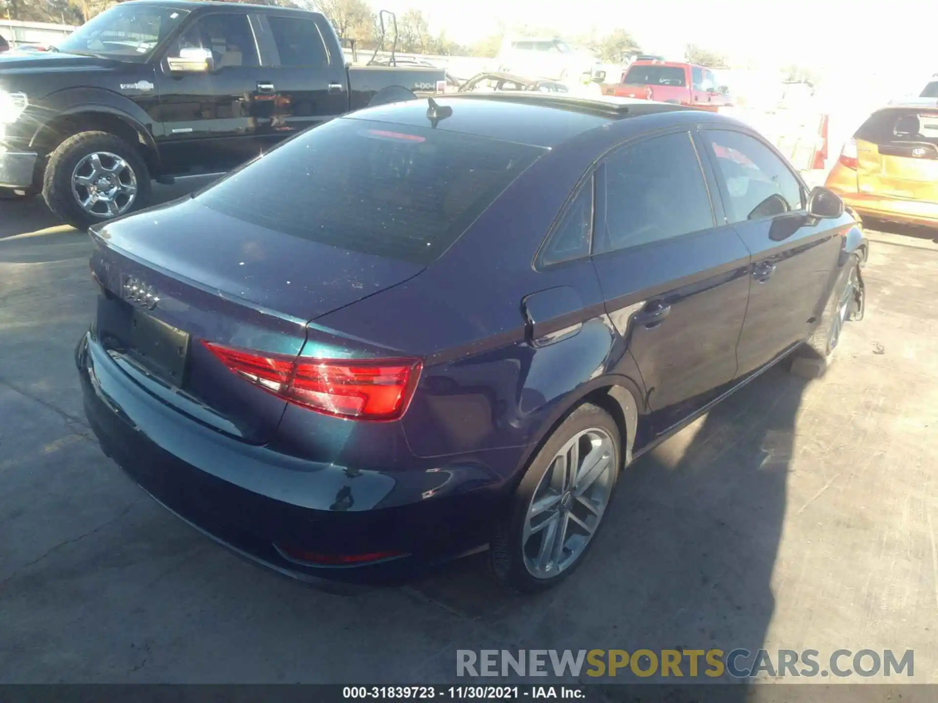 4 Photograph of a damaged car WAUAUGFF6LA101035 AUDI A3 SEDAN 2020