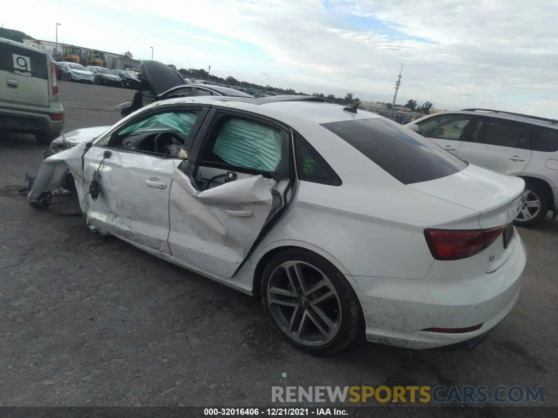 3 Photograph of a damaged car WAUAUGFF7LA096475 AUDI A3 SEDAN 2020