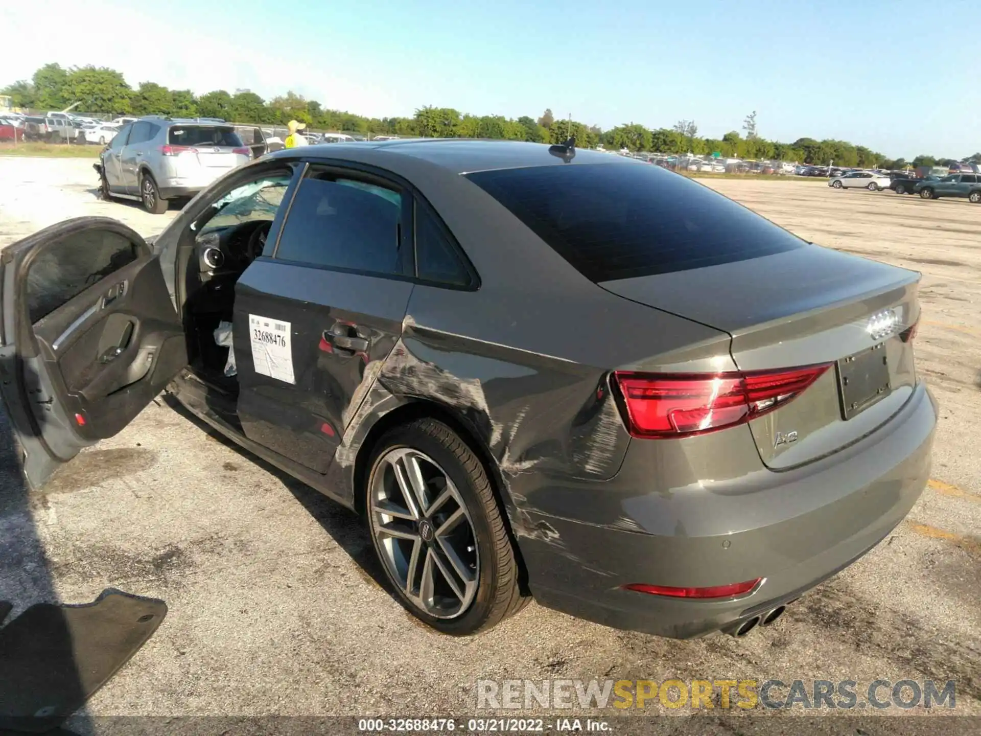 3 Photograph of a damaged car WAUAUGFF7LA103263 AUDI A3 SEDAN 2020