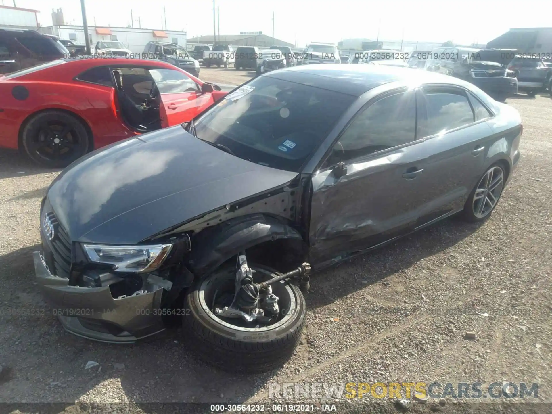 2 Photograph of a damaged car WAUAUGFF8LA029352 AUDI A3 SEDAN 2020