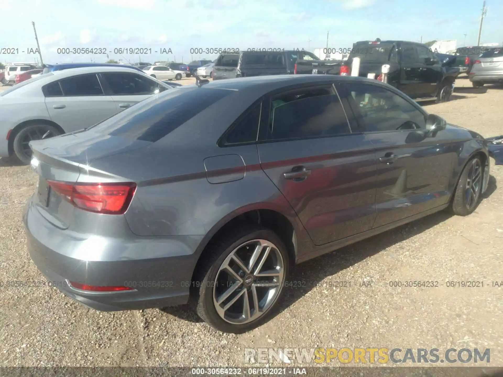 4 Photograph of a damaged car WAUAUGFF8LA029352 AUDI A3 SEDAN 2020