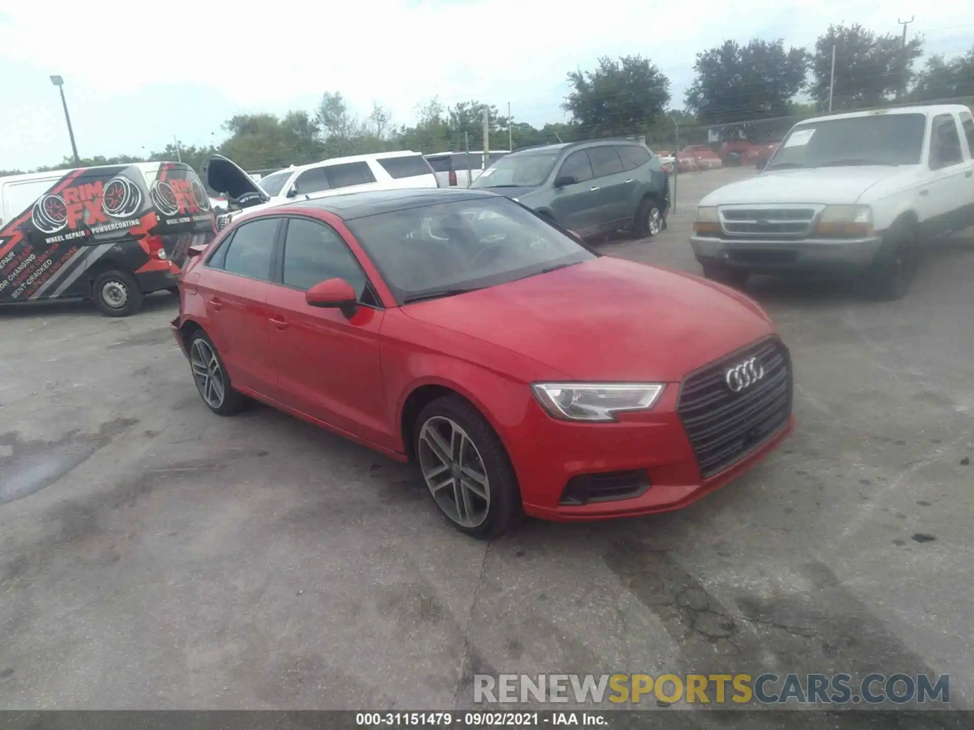 1 Photograph of a damaged car WAUAUGFF9LA096168 AUDI A3 SEDAN 2020