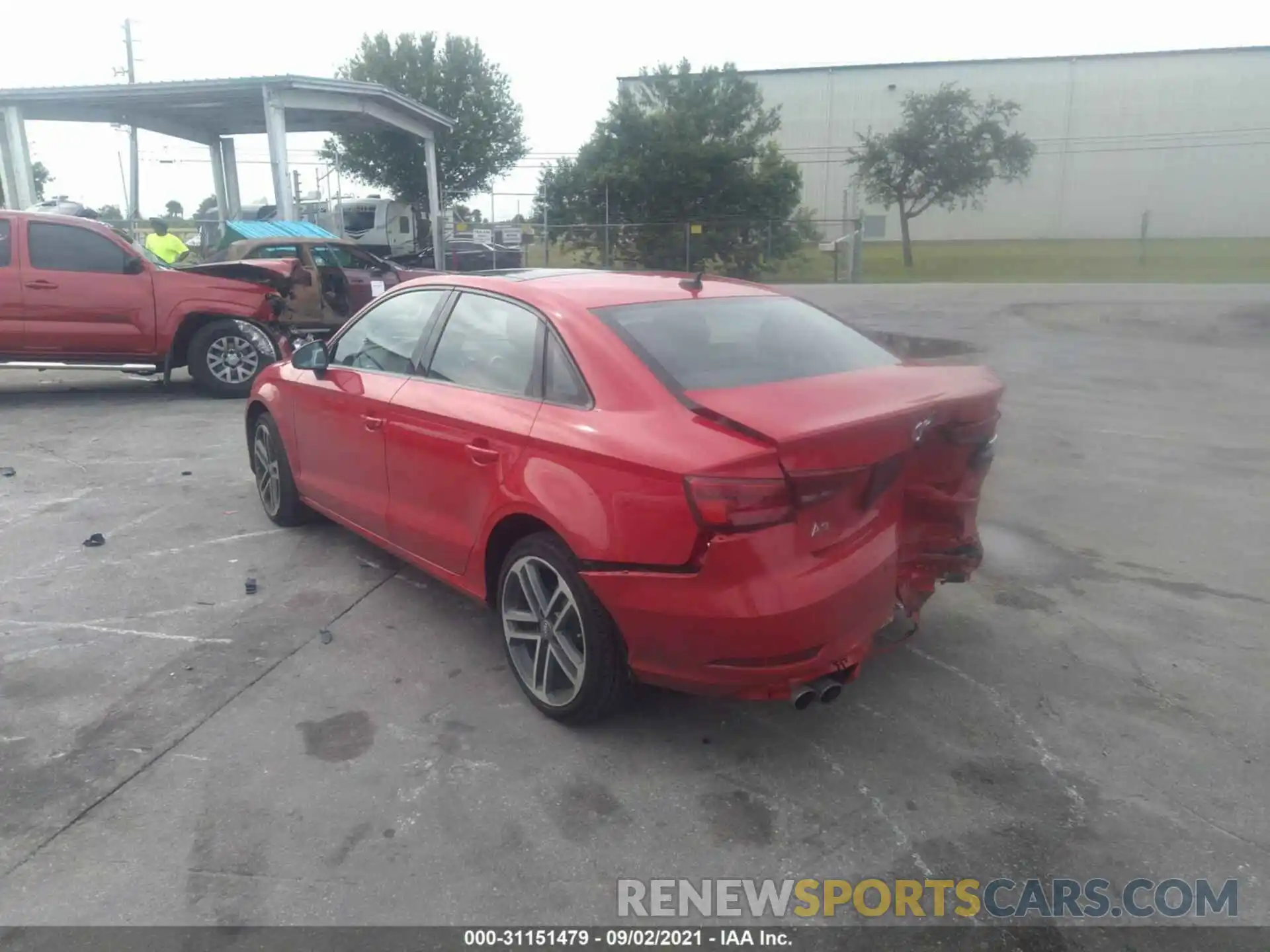 3 Photograph of a damaged car WAUAUGFF9LA096168 AUDI A3 SEDAN 2020