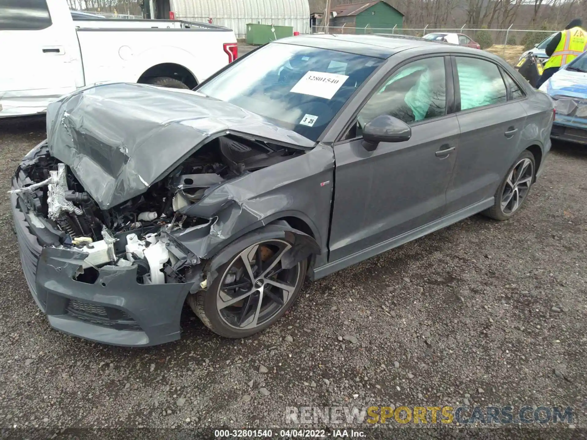 2 Фотография поврежденного автомобиля WAUBEGFF0LA033624 AUDI A3 SEDAN 2020