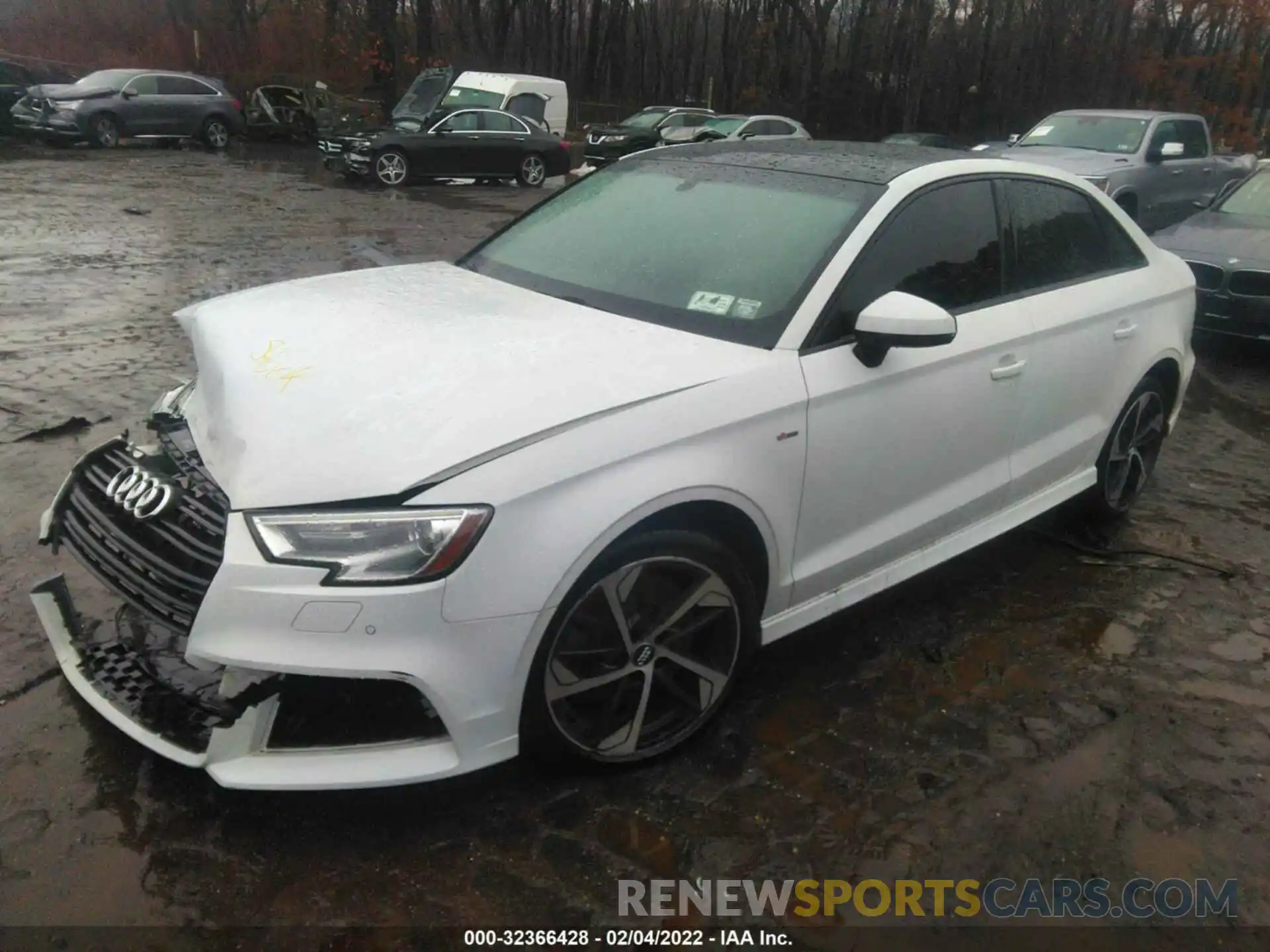 2 Фотография поврежденного автомобиля WAUBEGFF1LA071637 AUDI A3 SEDAN 2020