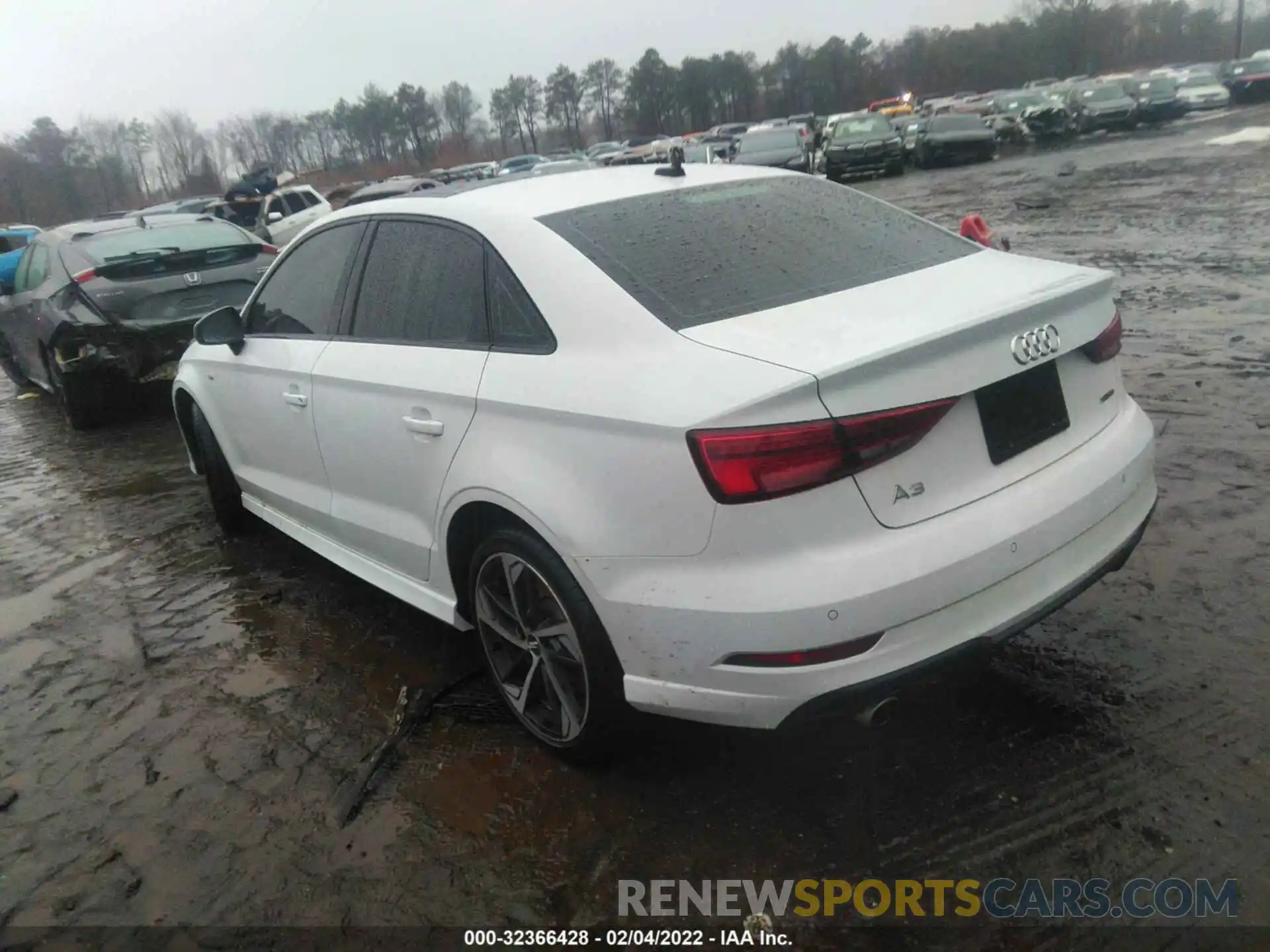 3 Фотография поврежденного автомобиля WAUBEGFF1LA071637 AUDI A3 SEDAN 2020