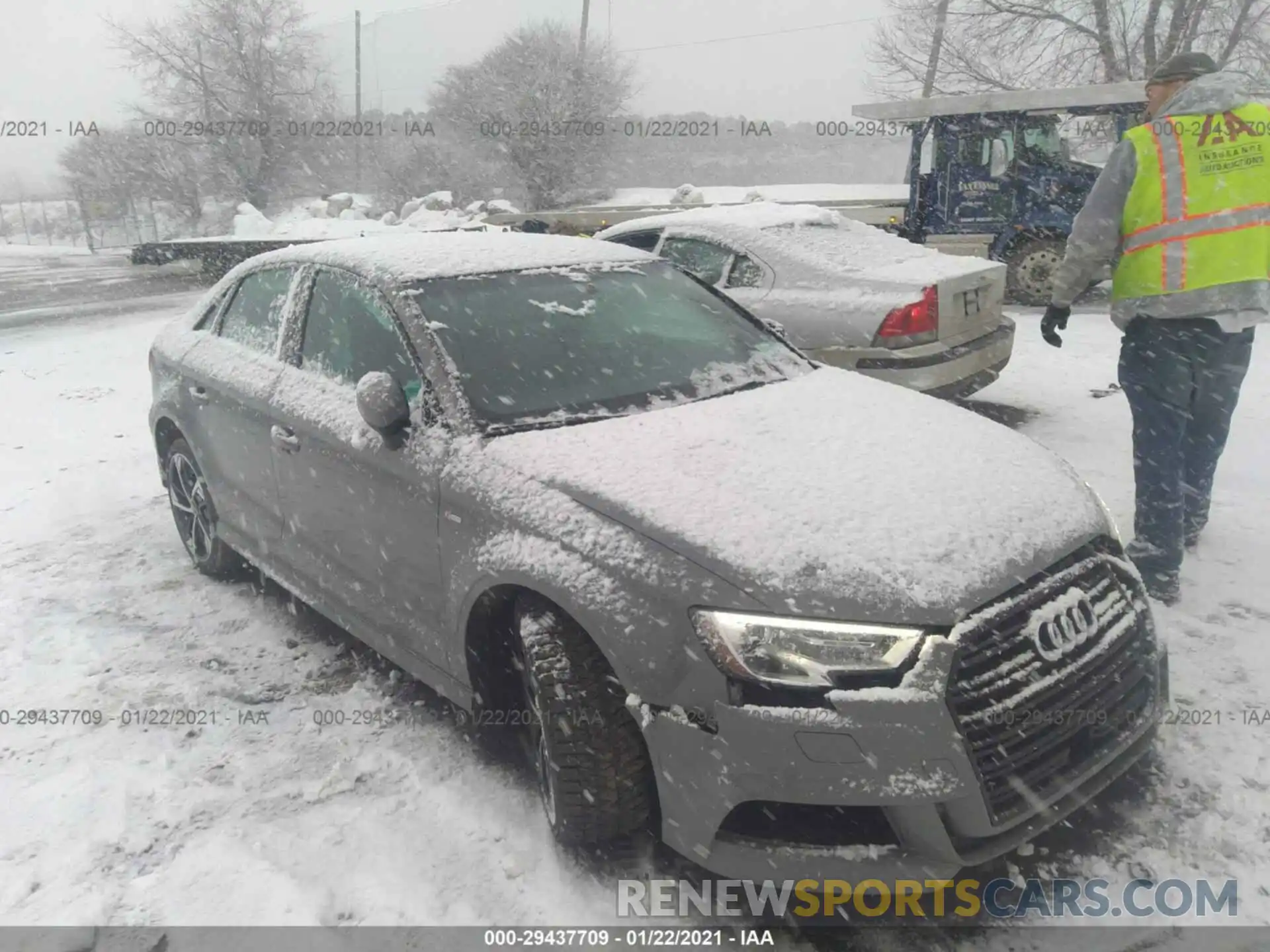 1 Photograph of a damaged car WAUBEGFF2LA014458 AUDI A3 SEDAN 2020