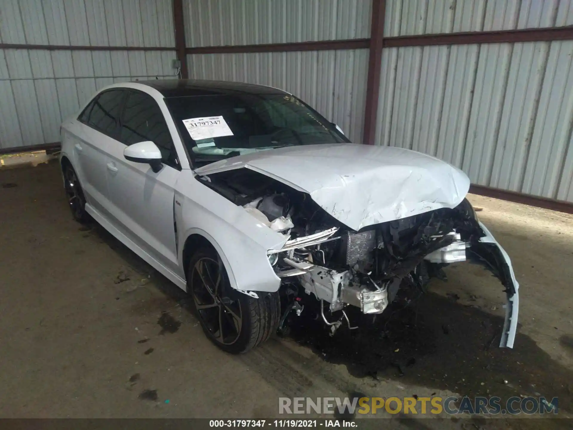 1 Photograph of a damaged car WAUBEGFF4LA105280 AUDI A3 SEDAN 2020