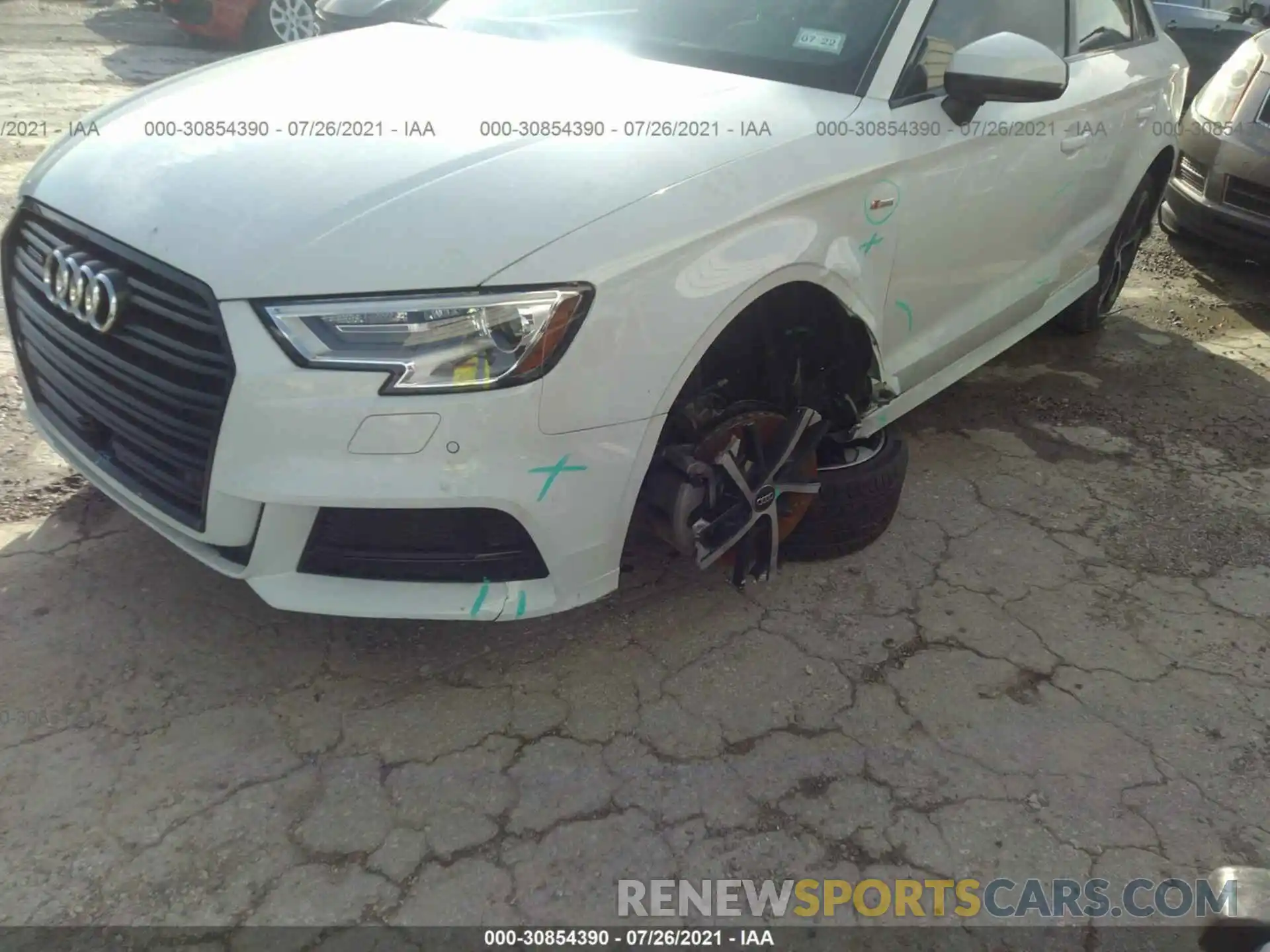 6 Фотография поврежденного автомобиля WAUBEGFF7LA001124 AUDI A3 SEDAN 2020