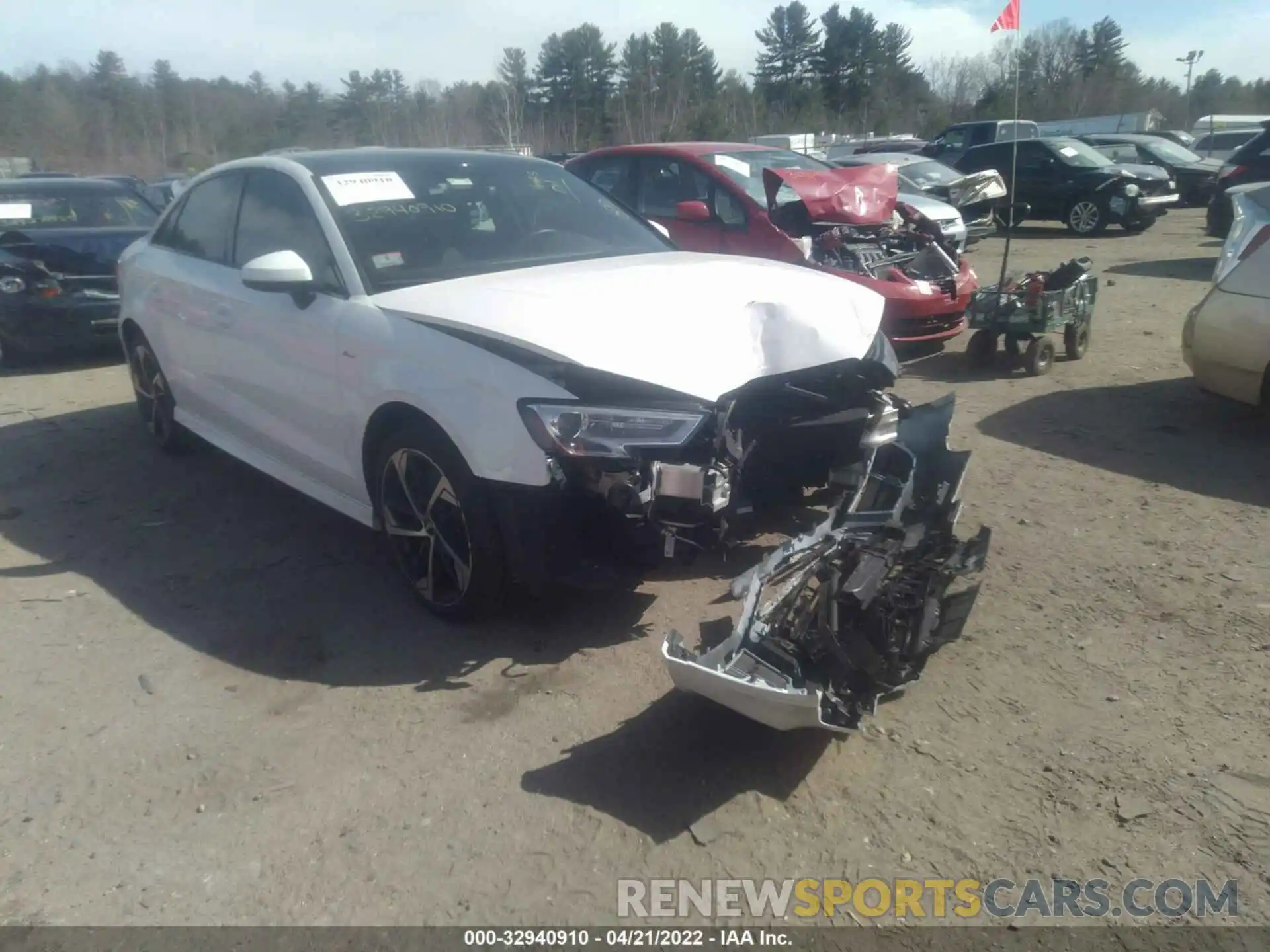 1 Photograph of a damaged car WAUBEGFF7LA036861 AUDI A3 SEDAN 2020