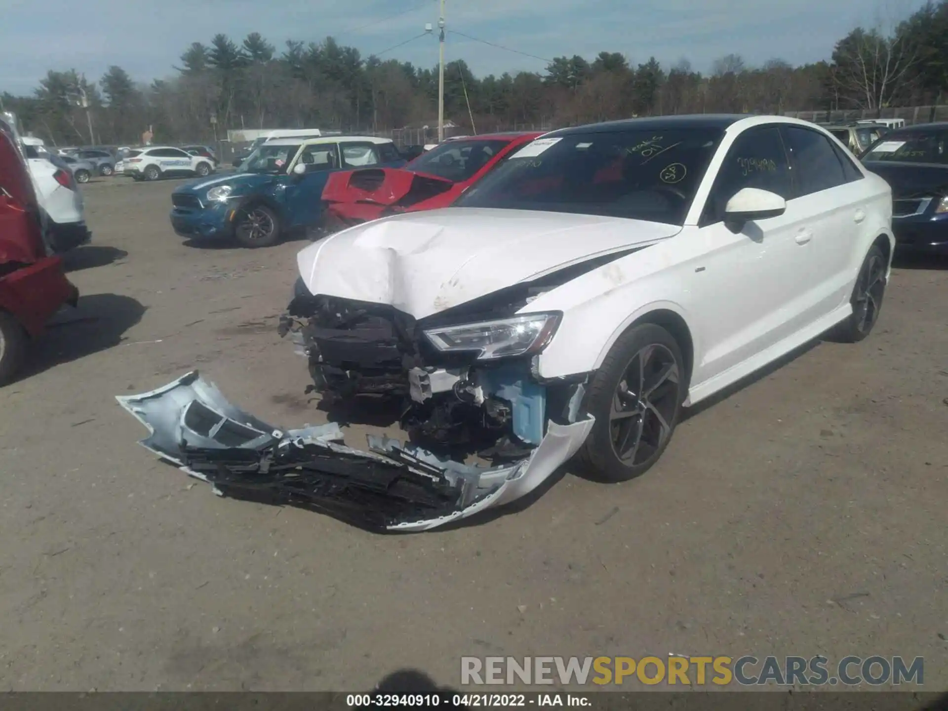 2 Photograph of a damaged car WAUBEGFF7LA036861 AUDI A3 SEDAN 2020