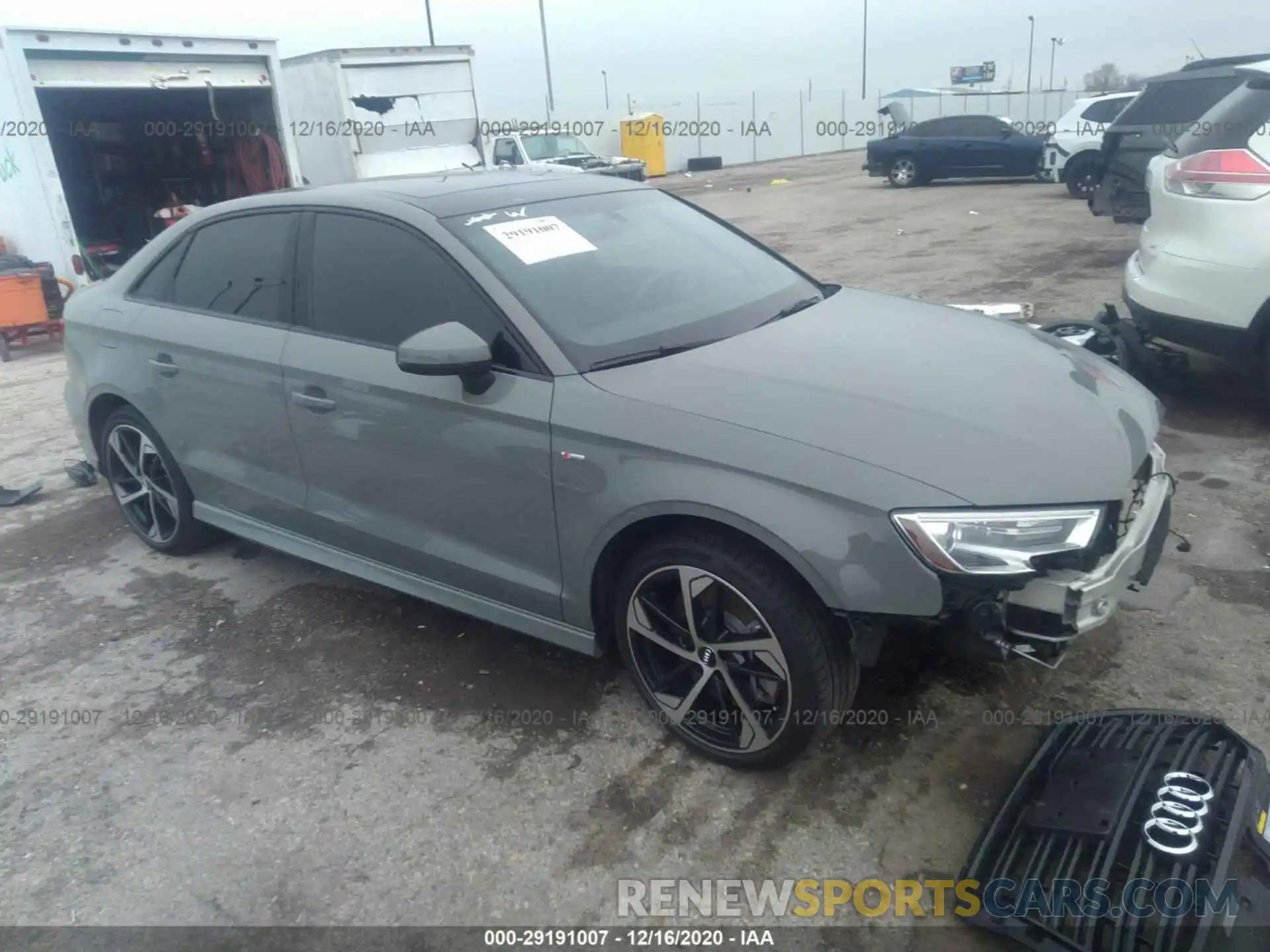 1 Photograph of a damaged car WAUBEGFF9LA015753 AUDI A3 SEDAN 2020