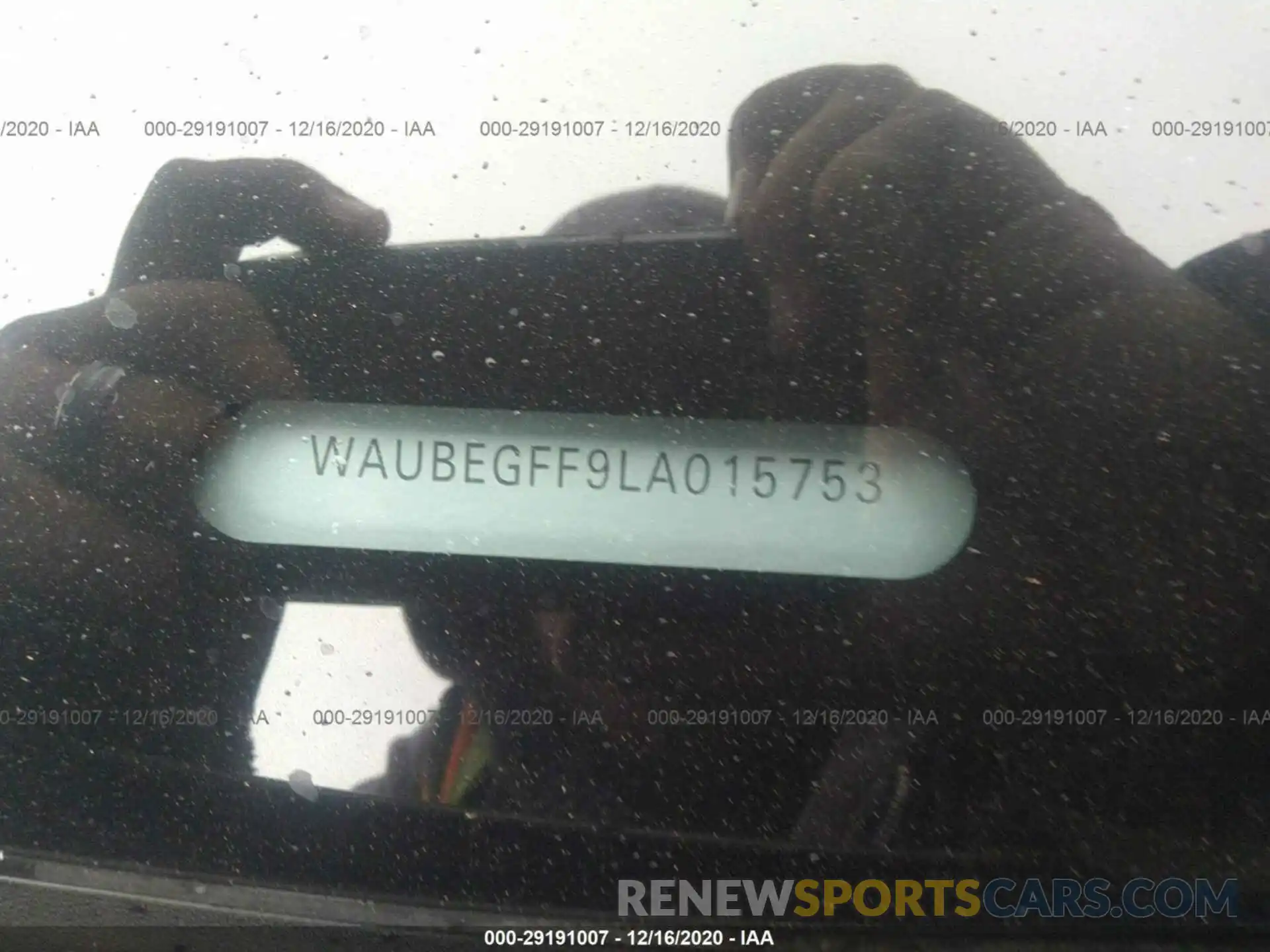 9 Photograph of a damaged car WAUBEGFF9LA015753 AUDI A3 SEDAN 2020
