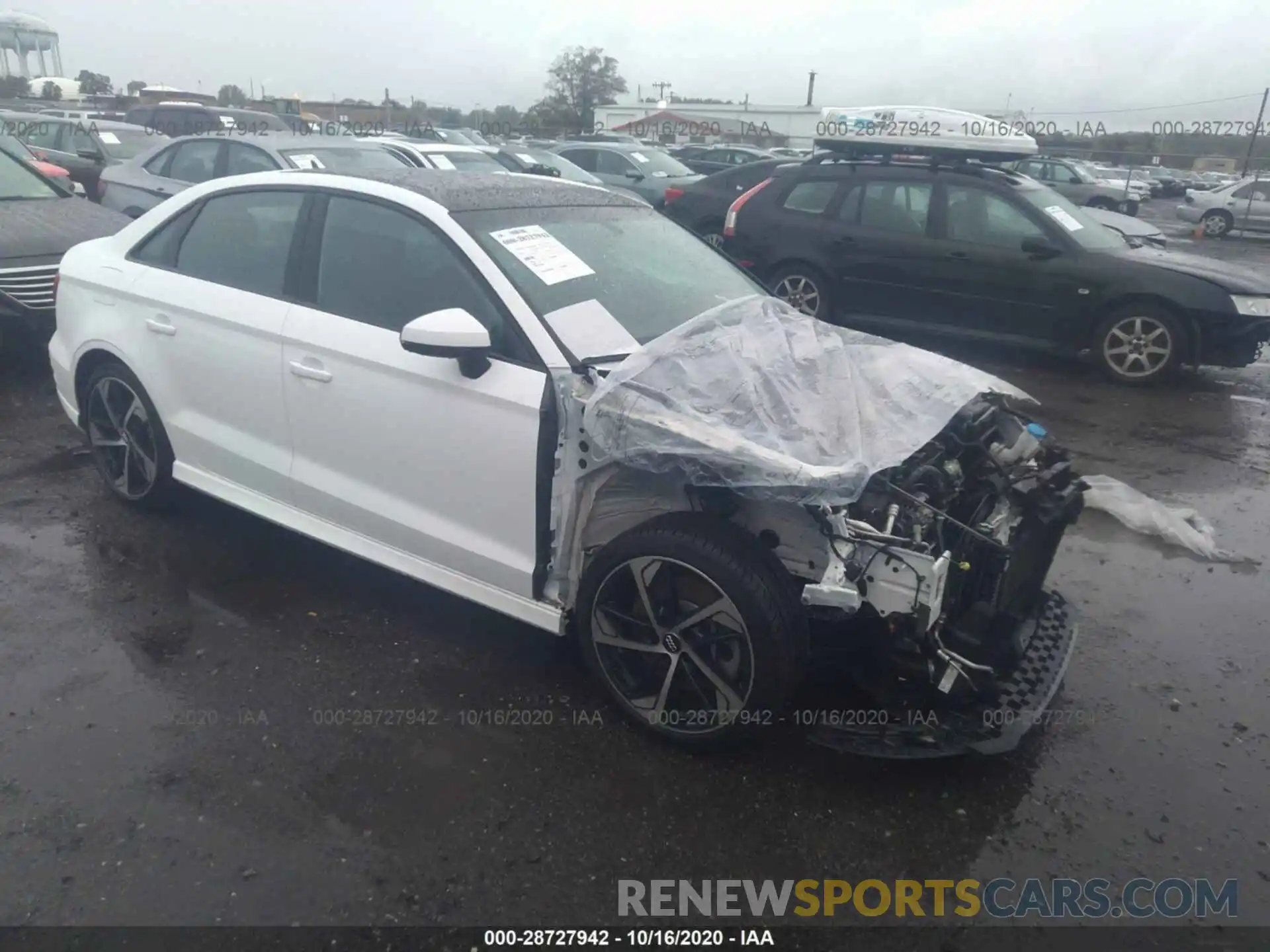 1 Photograph of a damaged car WAUBEGFFXLA001733 AUDI A3 SEDAN 2020