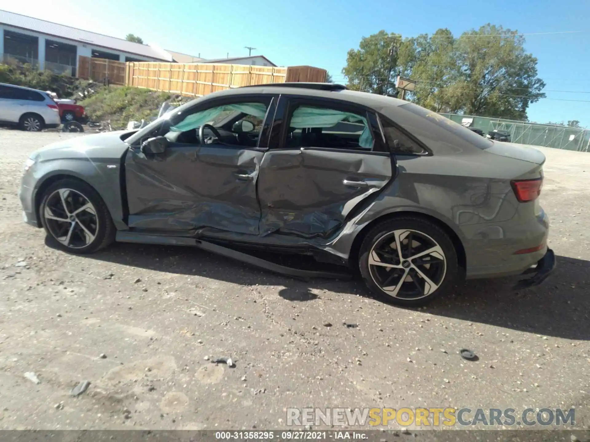 3 Photograph of a damaged car WAUBEGFFXLA020458 AUDI A3 SEDAN 2020