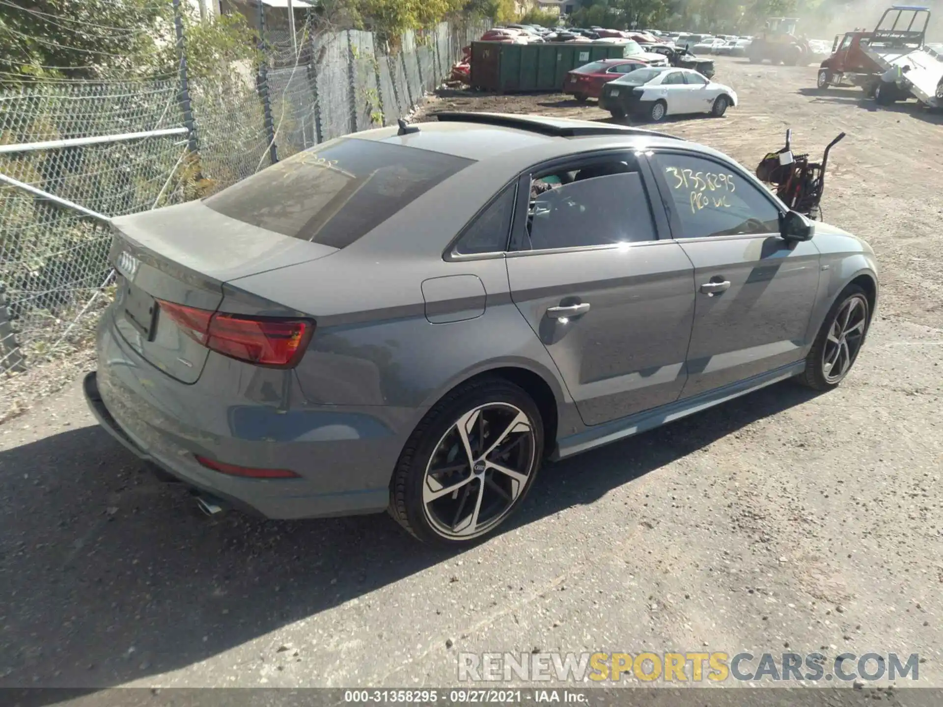 4 Photograph of a damaged car WAUBEGFFXLA020458 AUDI A3 SEDAN 2020