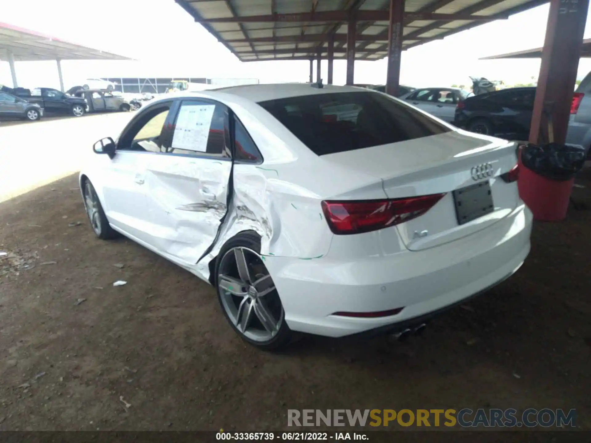 3 Photograph of a damaged car WAUCUGFF6LA004944 AUDI A3 SEDAN 2020