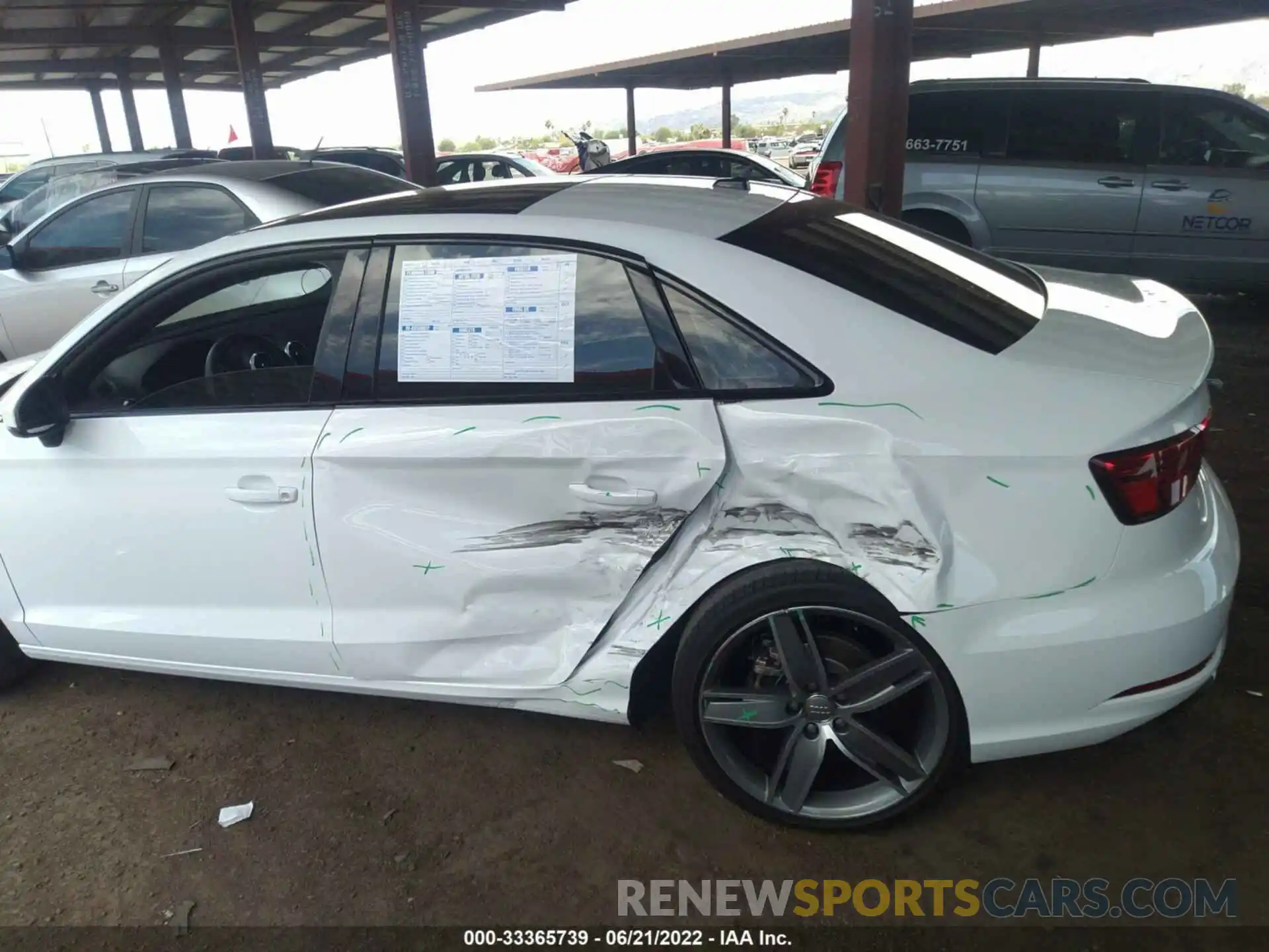 6 Photograph of a damaged car WAUCUGFF6LA004944 AUDI A3 SEDAN 2020