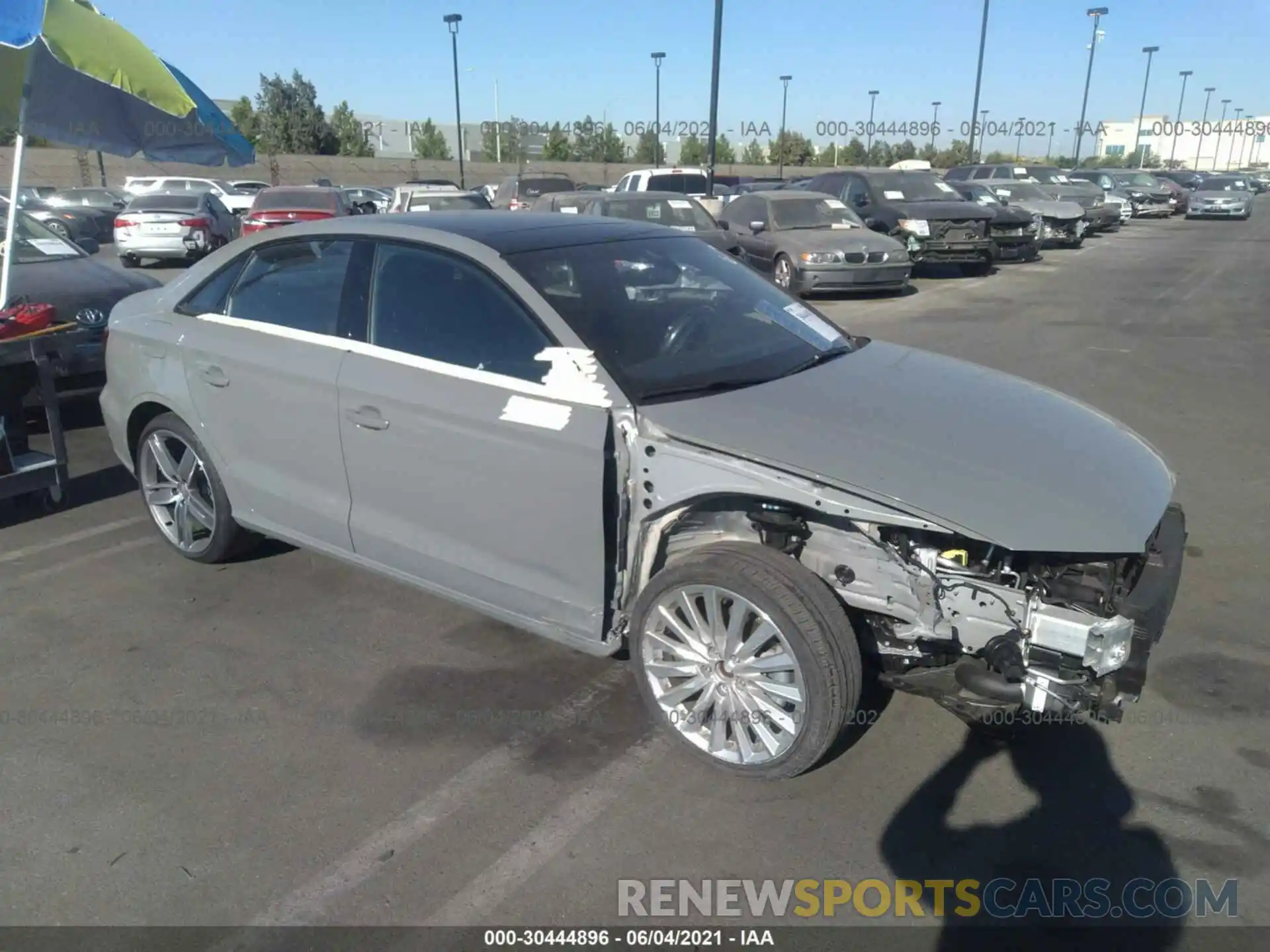 1 Photograph of a damaged car WAUCUGFF7LA058186 AUDI A3 SEDAN 2020