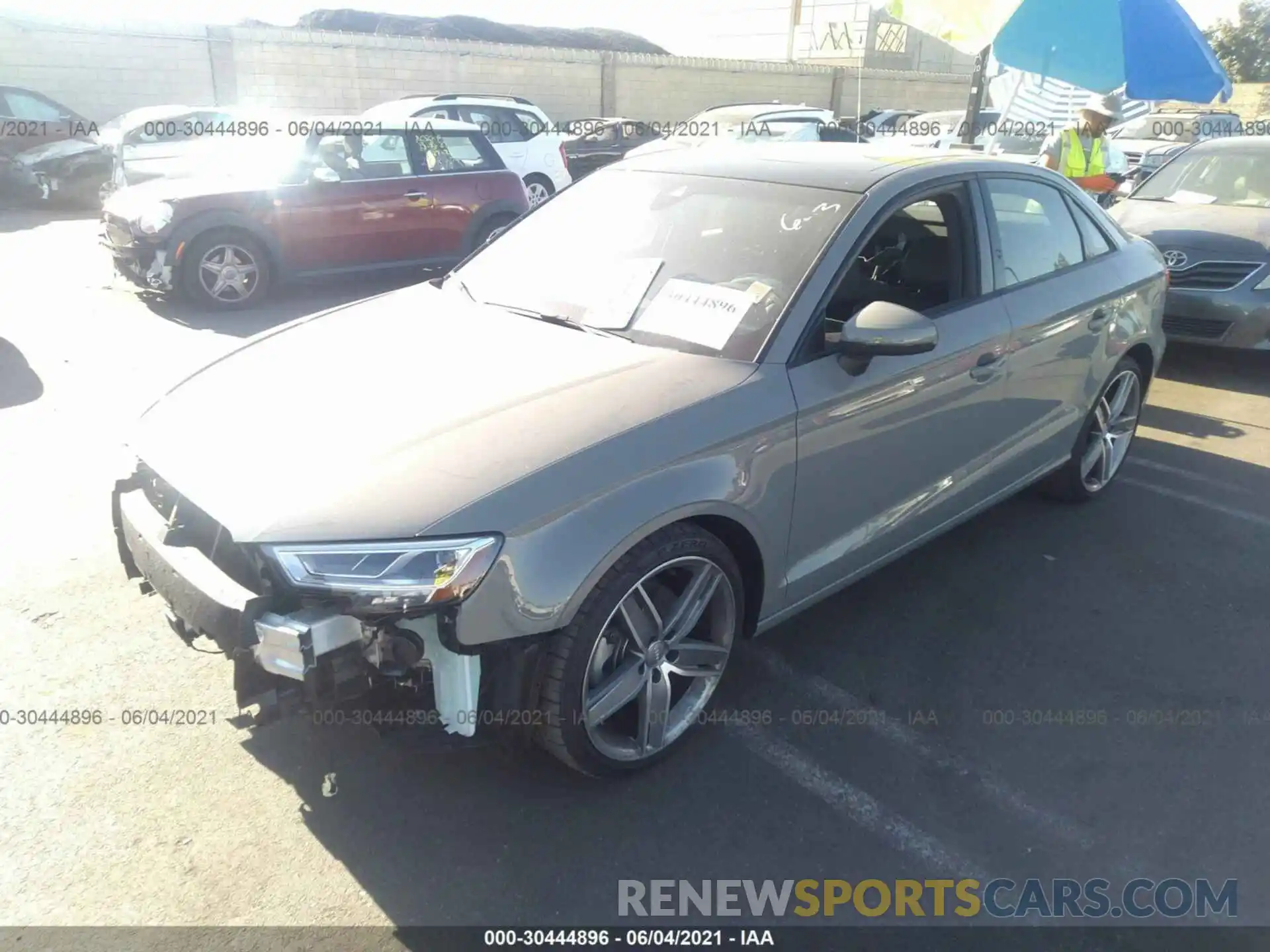 2 Photograph of a damaged car WAUCUGFF7LA058186 AUDI A3 SEDAN 2020