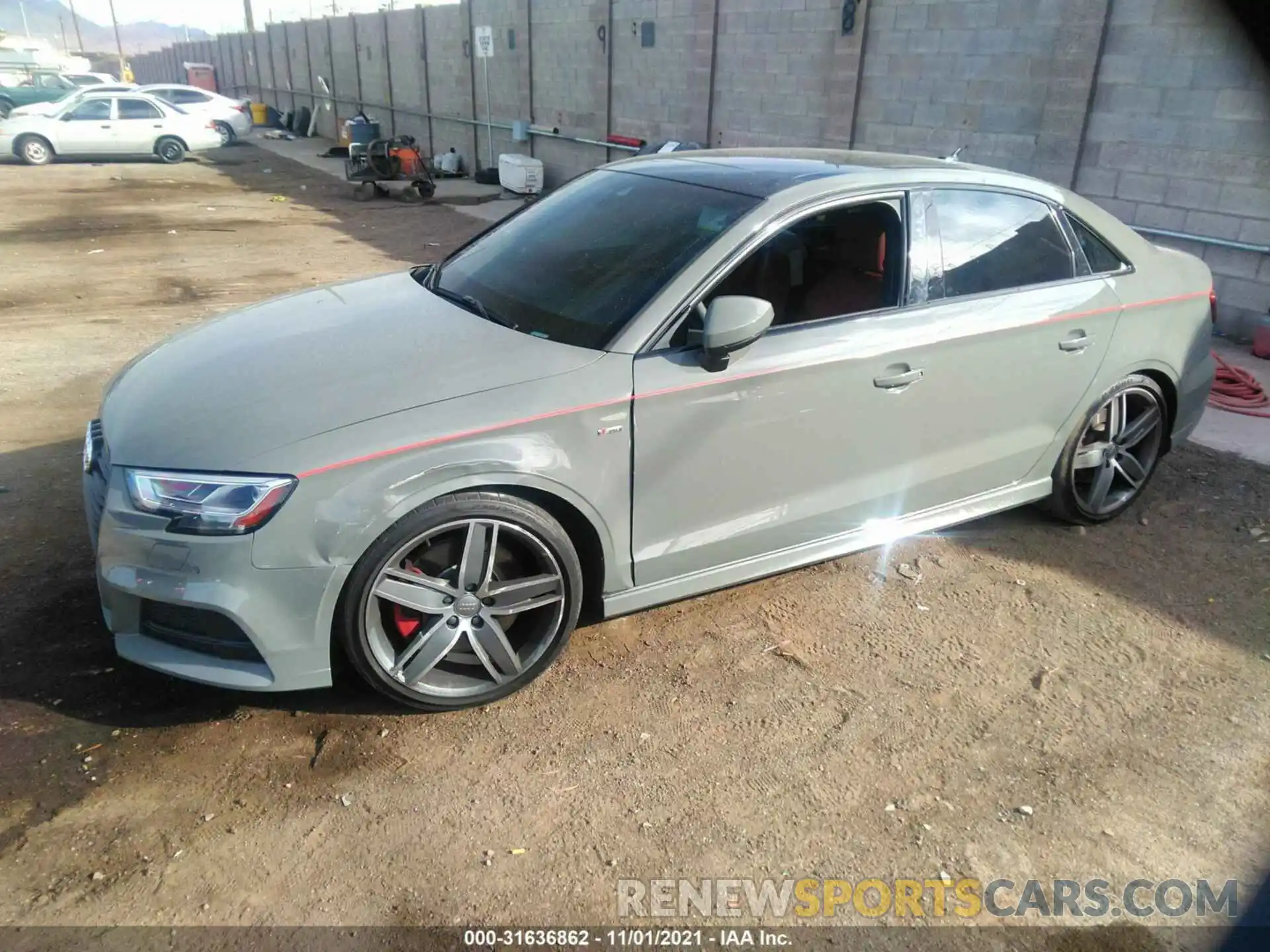 2 Фотография поврежденного автомобиля WAUJEGFF2LA037931 AUDI A3 SEDAN 2020