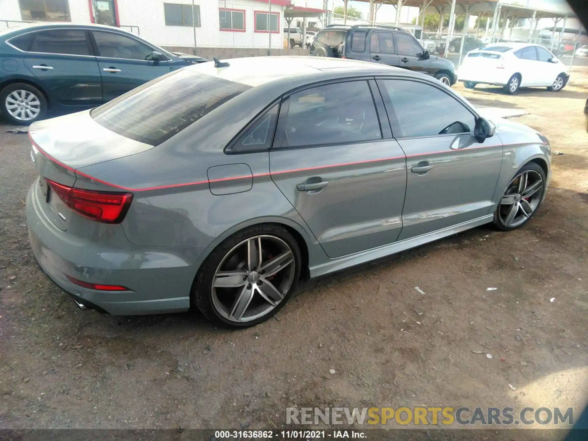 4 Фотография поврежденного автомобиля WAUJEGFF2LA037931 AUDI A3 SEDAN 2020