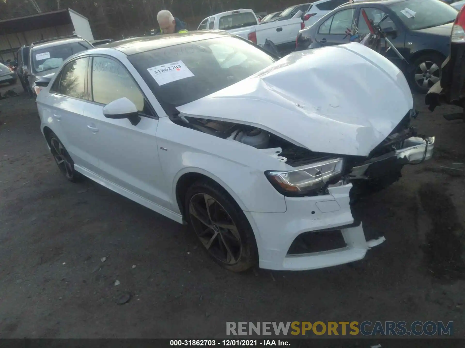 1 Photograph of a damaged car WAUJEGFF2LA095148 AUDI A3 SEDAN 2020