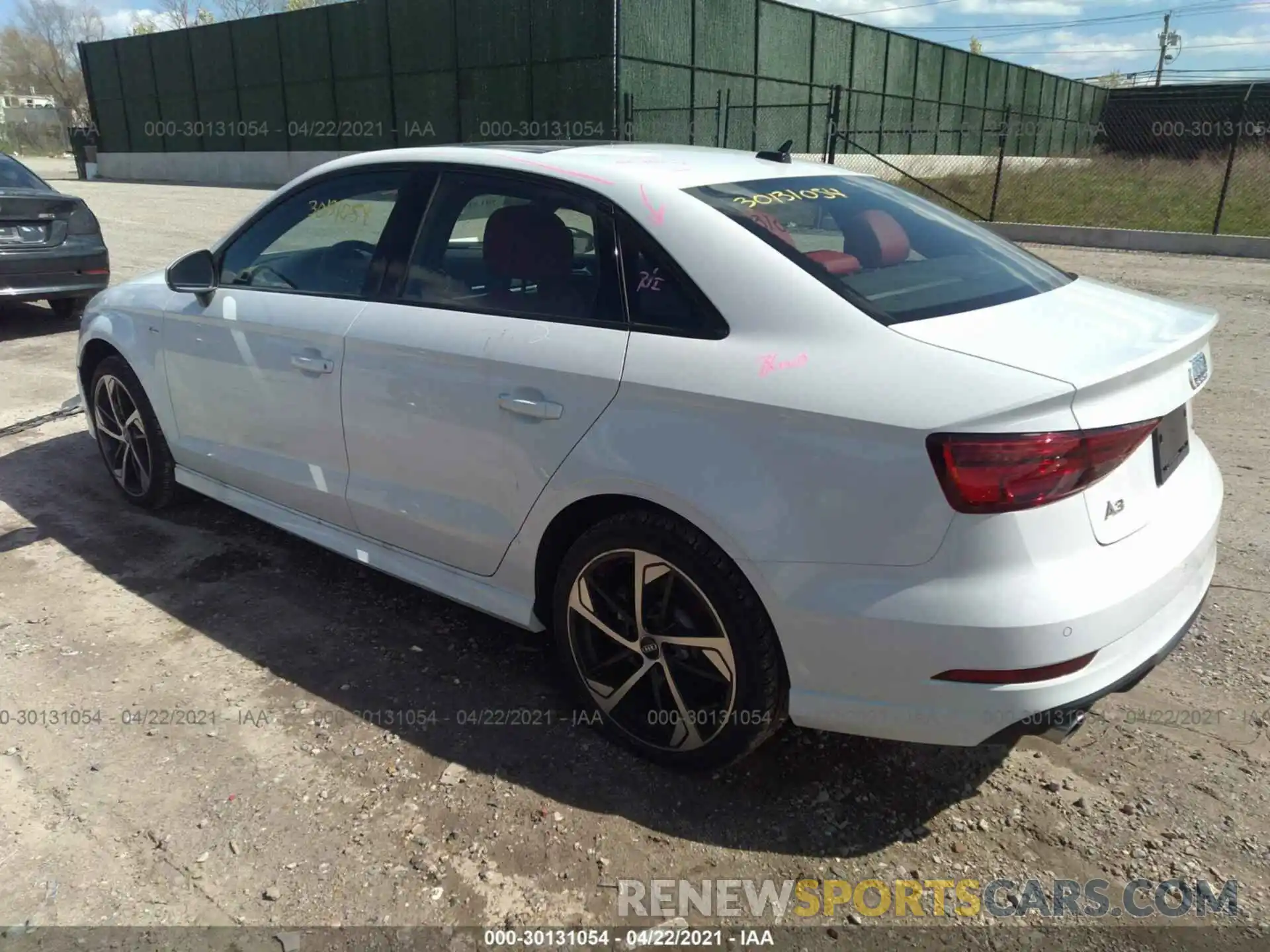 3 Photograph of a damaged car WAUJEGFF2LA103619 AUDI A3 SEDAN 2020