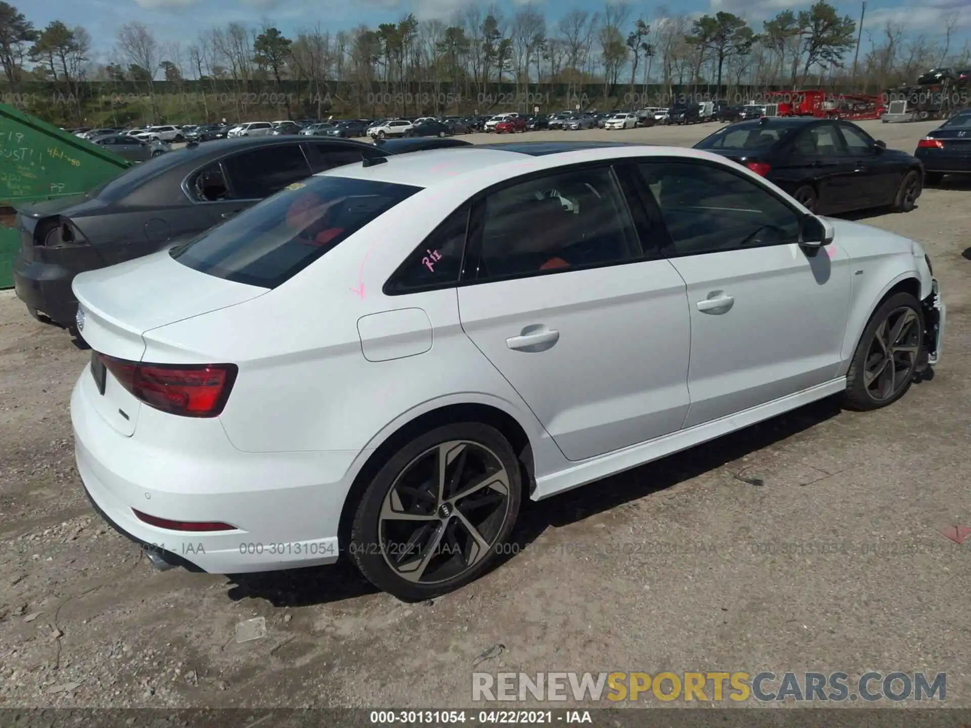 4 Photograph of a damaged car WAUJEGFF2LA103619 AUDI A3 SEDAN 2020