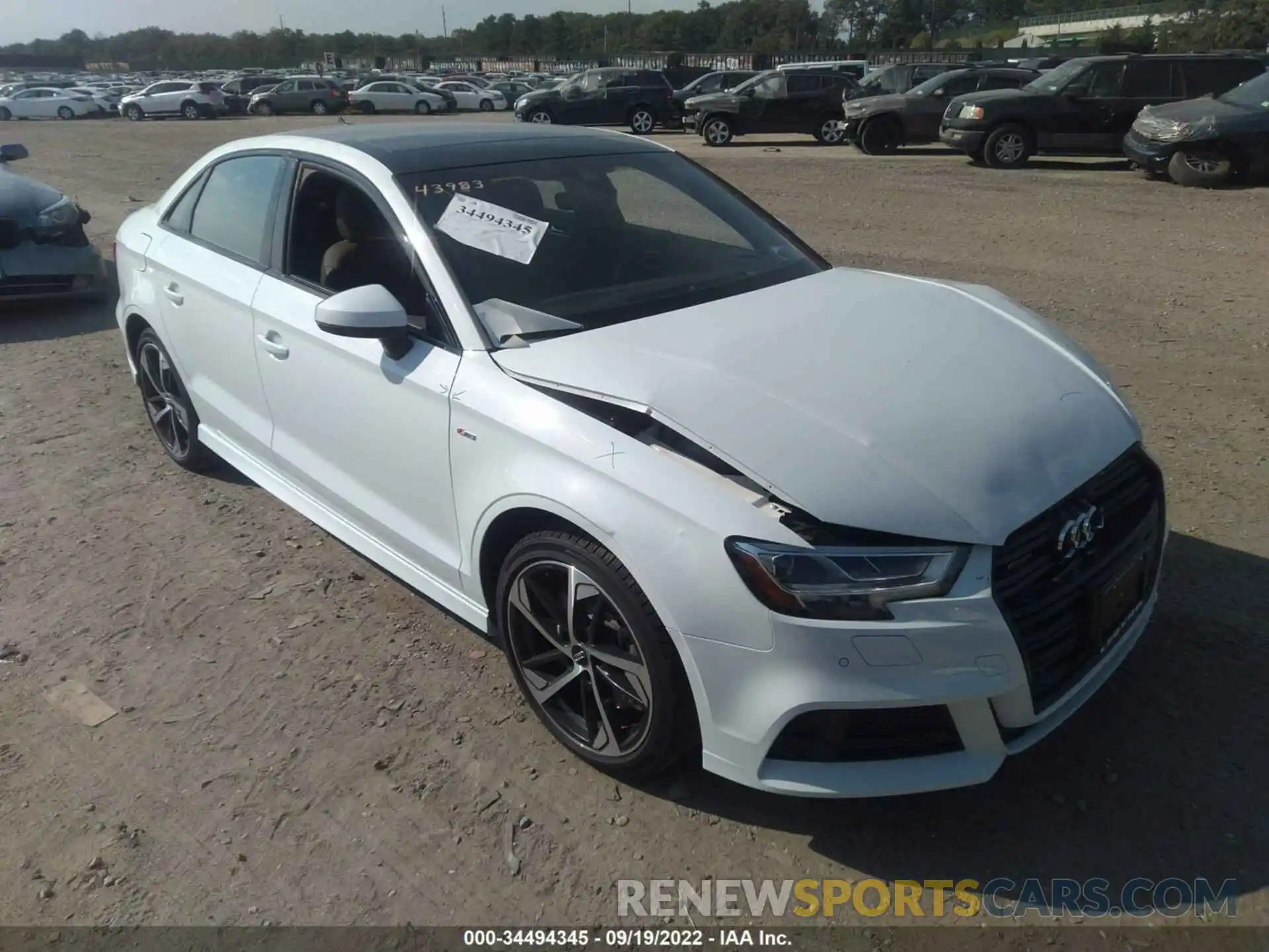 1 Photograph of a damaged car WAUJEGFF3LA102754 AUDI A3 SEDAN 2020