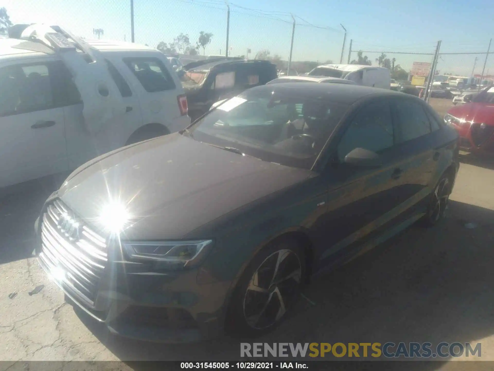 2 Фотография поврежденного автомобиля WAUJEGFF4LA064953 AUDI A3 SEDAN 2020