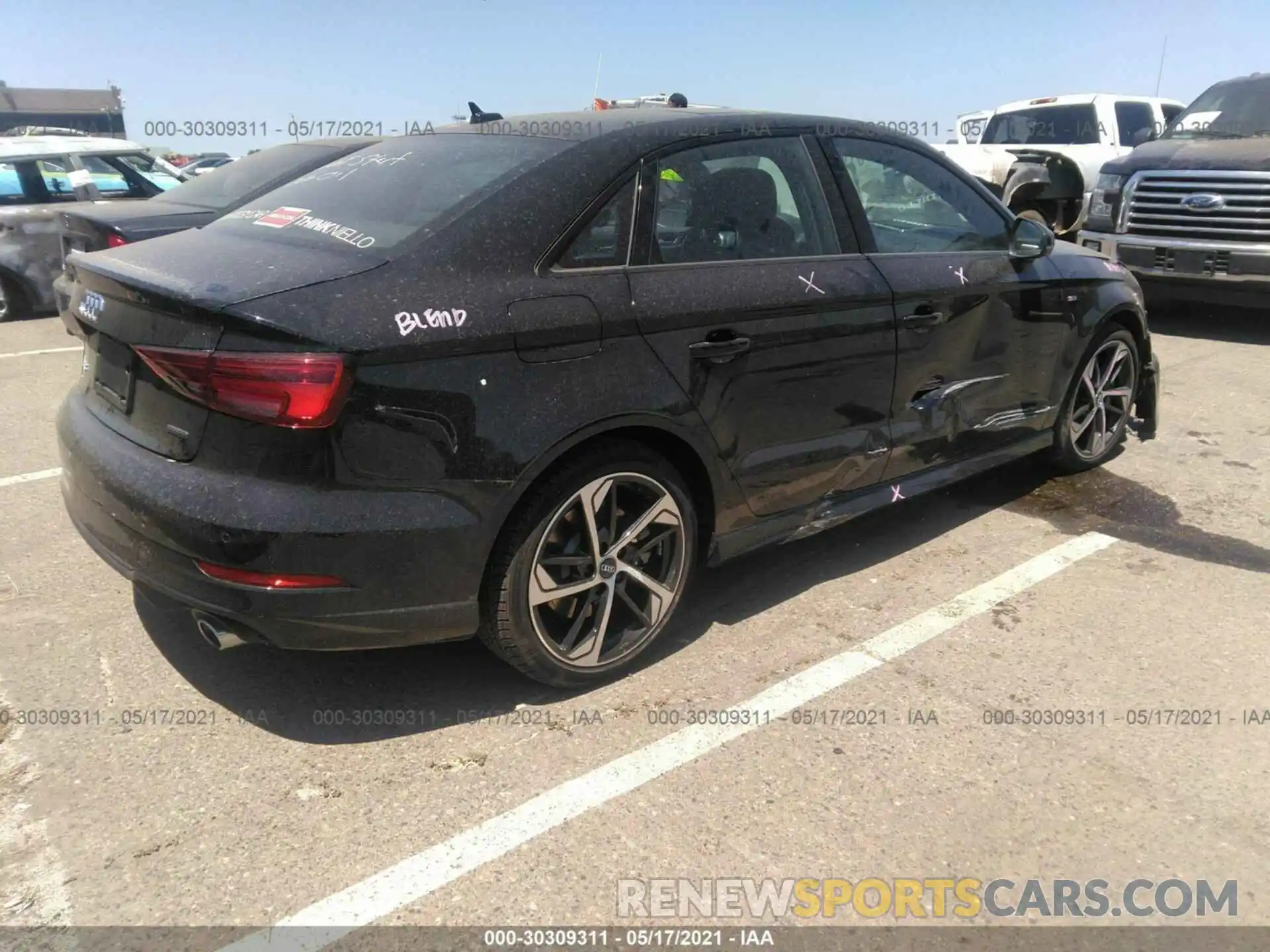 4 Photograph of a damaged car WAUJEGFF8LA103074 AUDI A3 SEDAN 2020