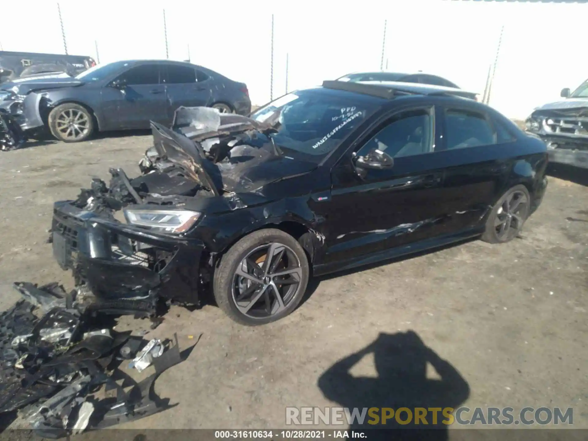 2 Photograph of a damaged car WAUJEGFFXLA103187 AUDI A3 SEDAN 2020