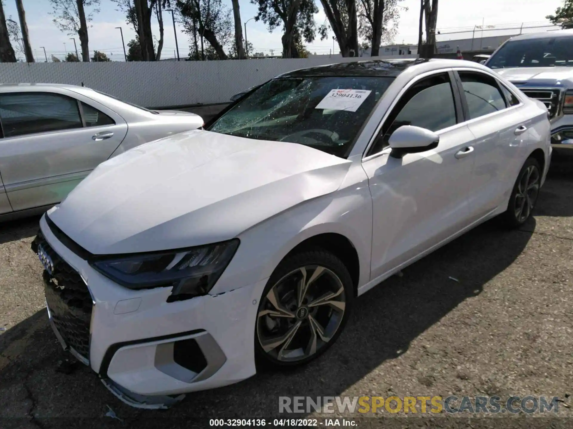 2 Photograph of a damaged car WAUAUDGY8NA021253 AUDI A3 SEDAN 2022