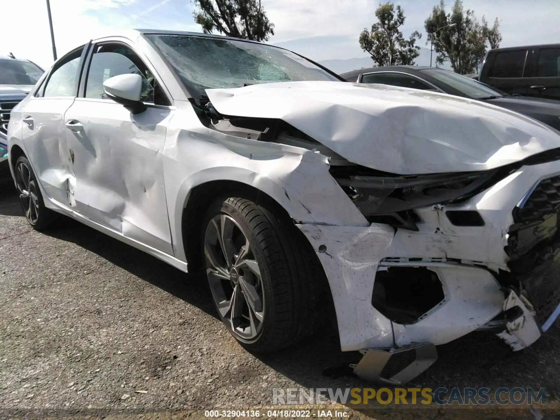 6 Photograph of a damaged car WAUAUDGY8NA021253 AUDI A3 SEDAN 2022