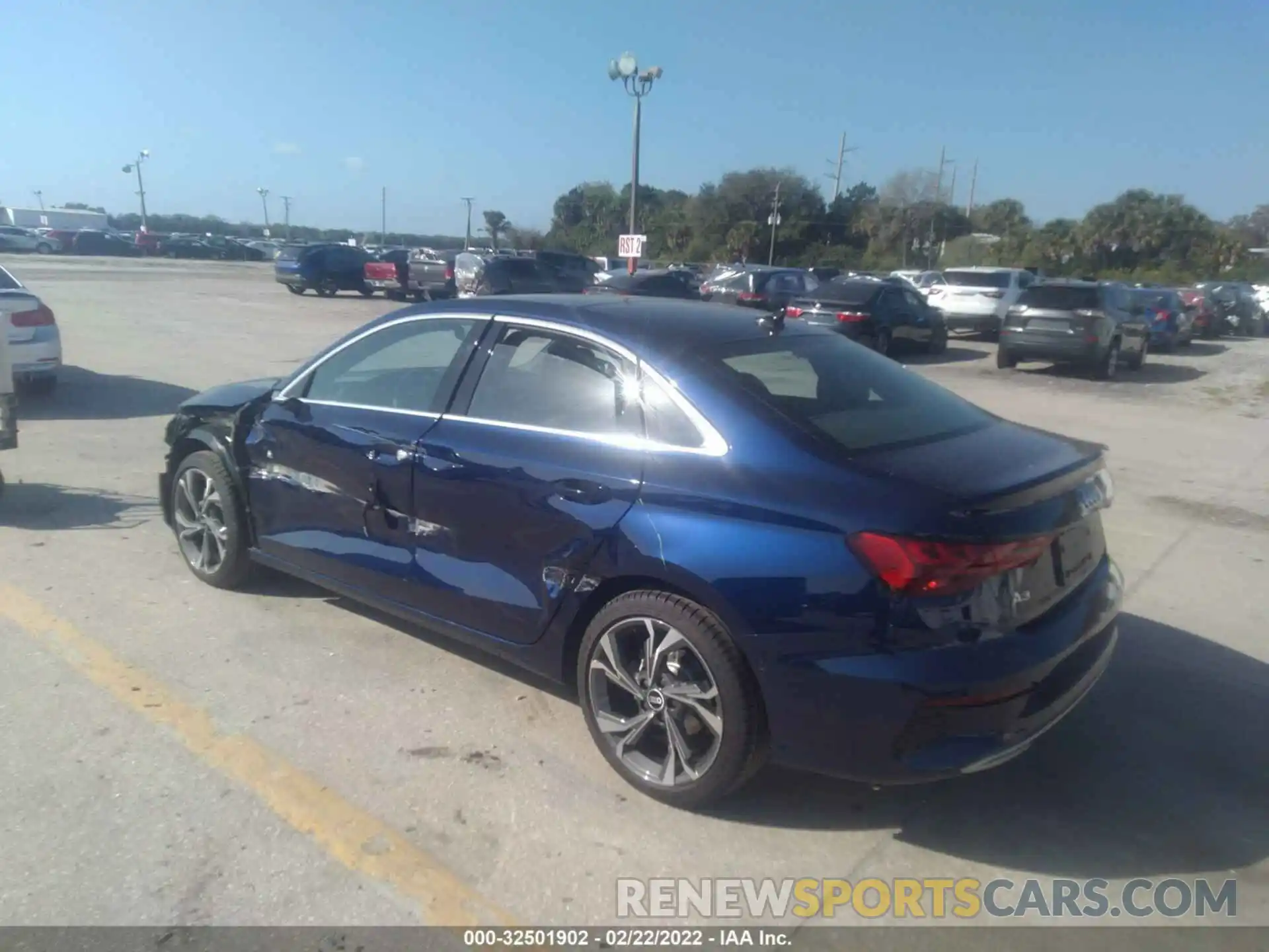 3 Photograph of a damaged car WAUAUDGY9NA018071 AUDI A3 SEDAN 2022