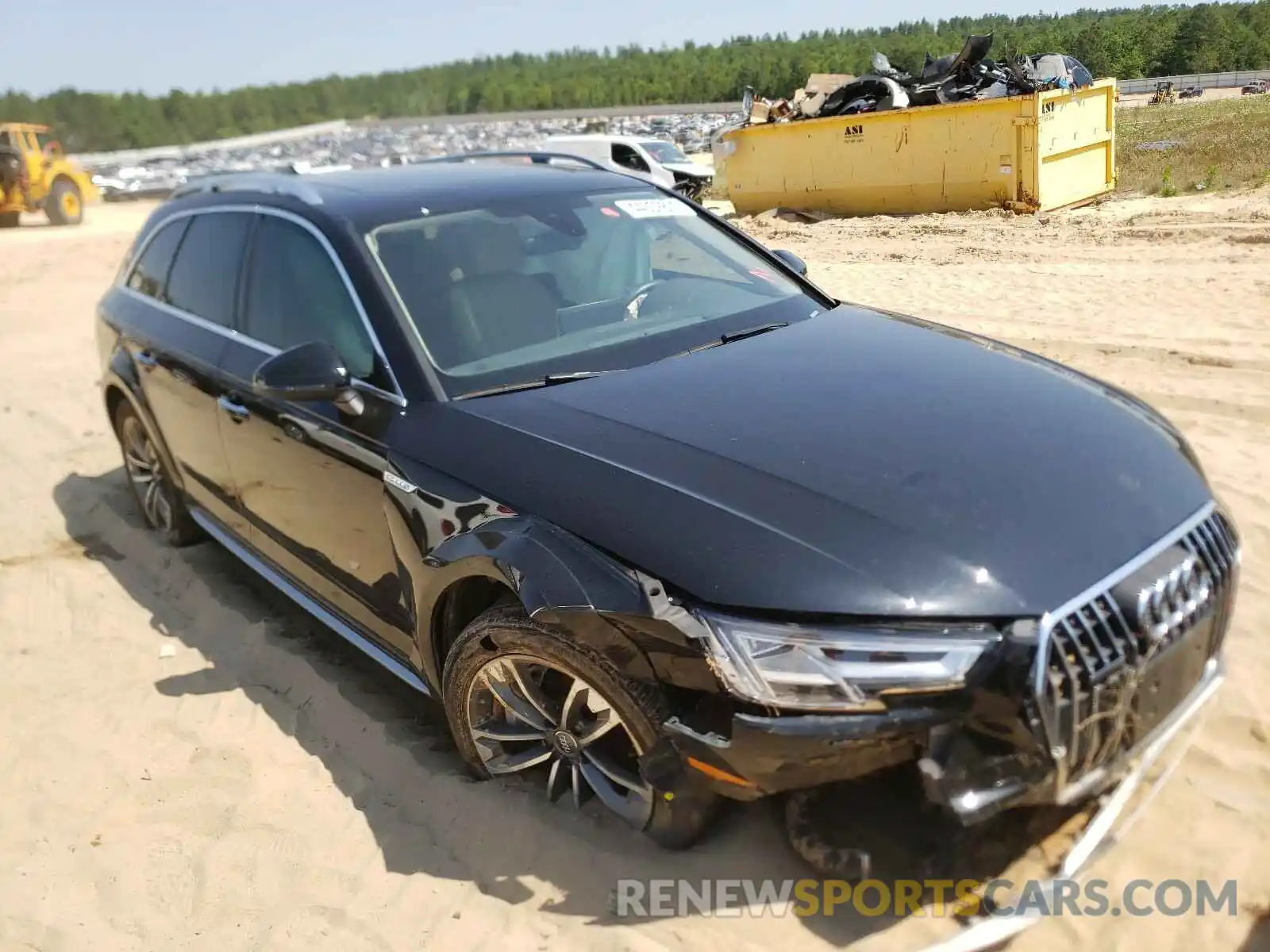 1 Photograph of a damaged car WA18NAF40KA004576 AUDI A4 2019