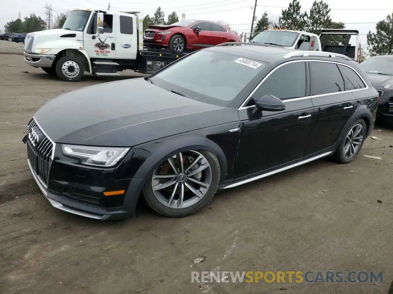 1 Photograph of a damaged car WA18NAF44KA012423 AUDI A4 2019