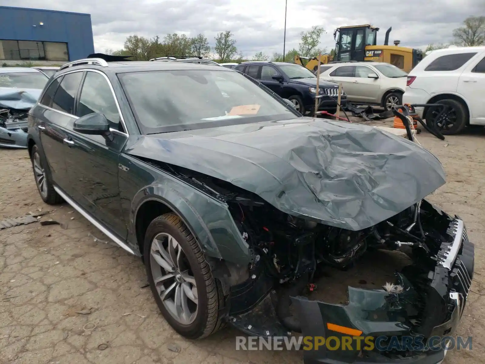 1 Photograph of a damaged car WA18NAF45KA039856 AUDI A4 2019