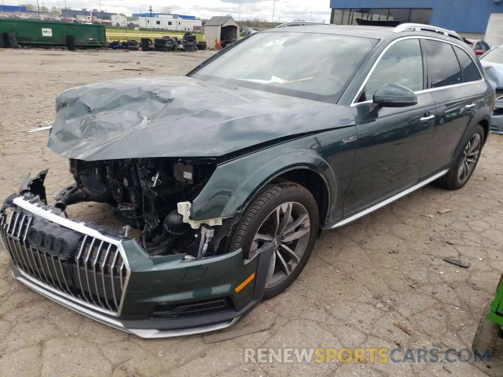 2 Photograph of a damaged car WA18NAF45KA039856 AUDI A4 2019