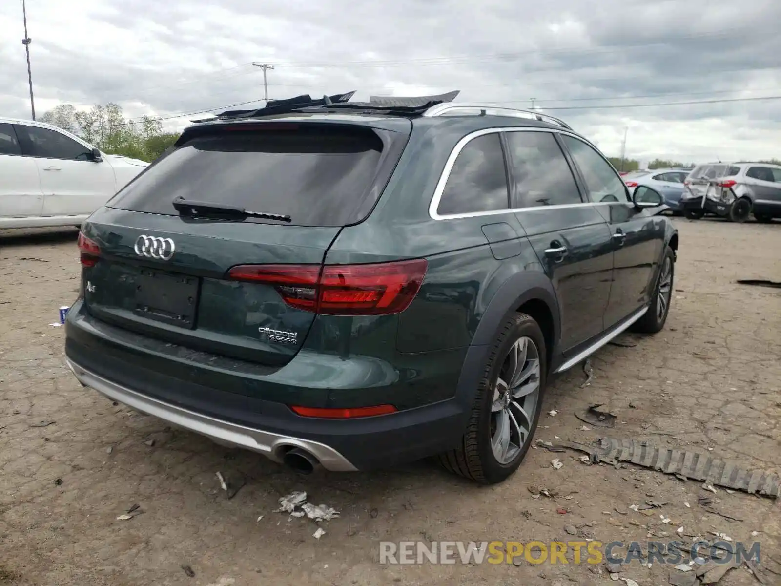 4 Photograph of a damaged car WA18NAF45KA039856 AUDI A4 2019