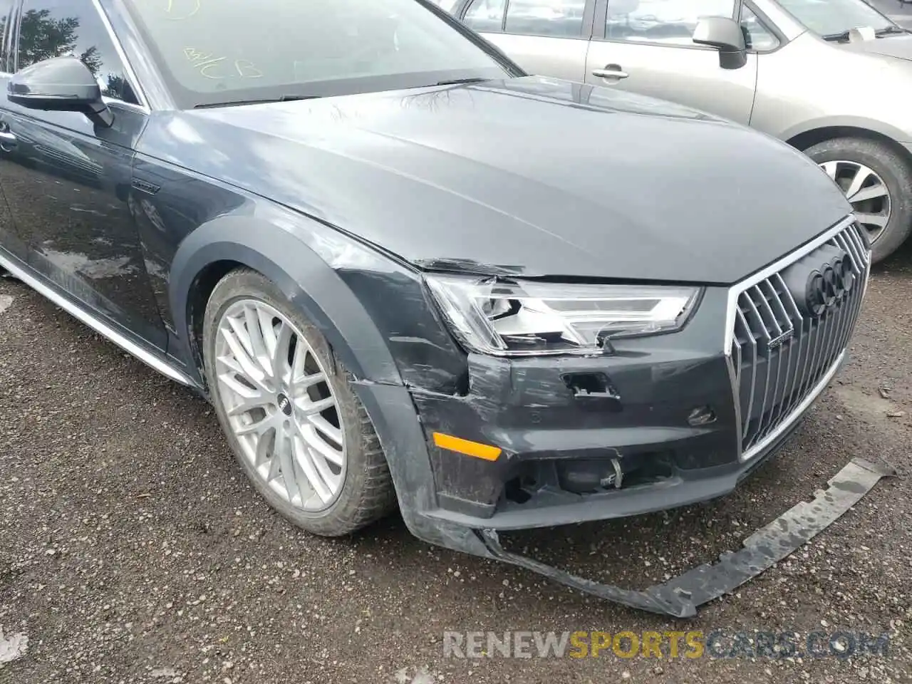 9 Photograph of a damaged car WA18NAF49KA111786 AUDI A4 2019